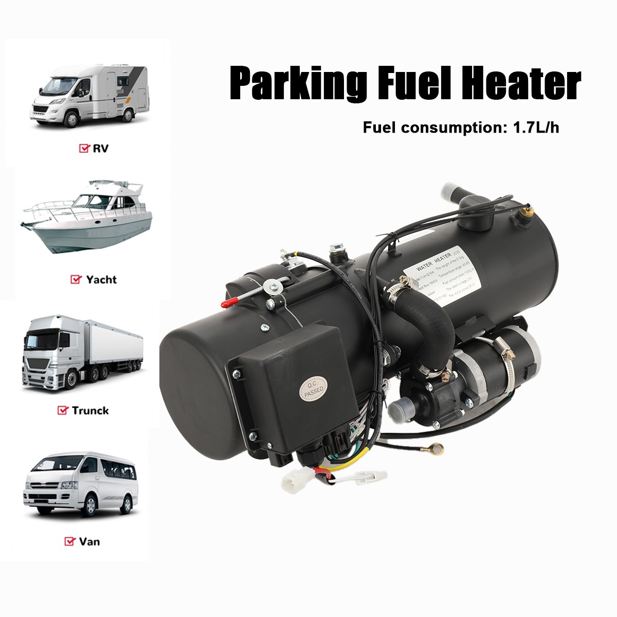 Diesel Heating Parking Heater Water Heating Engine Preheating Boiler 24V