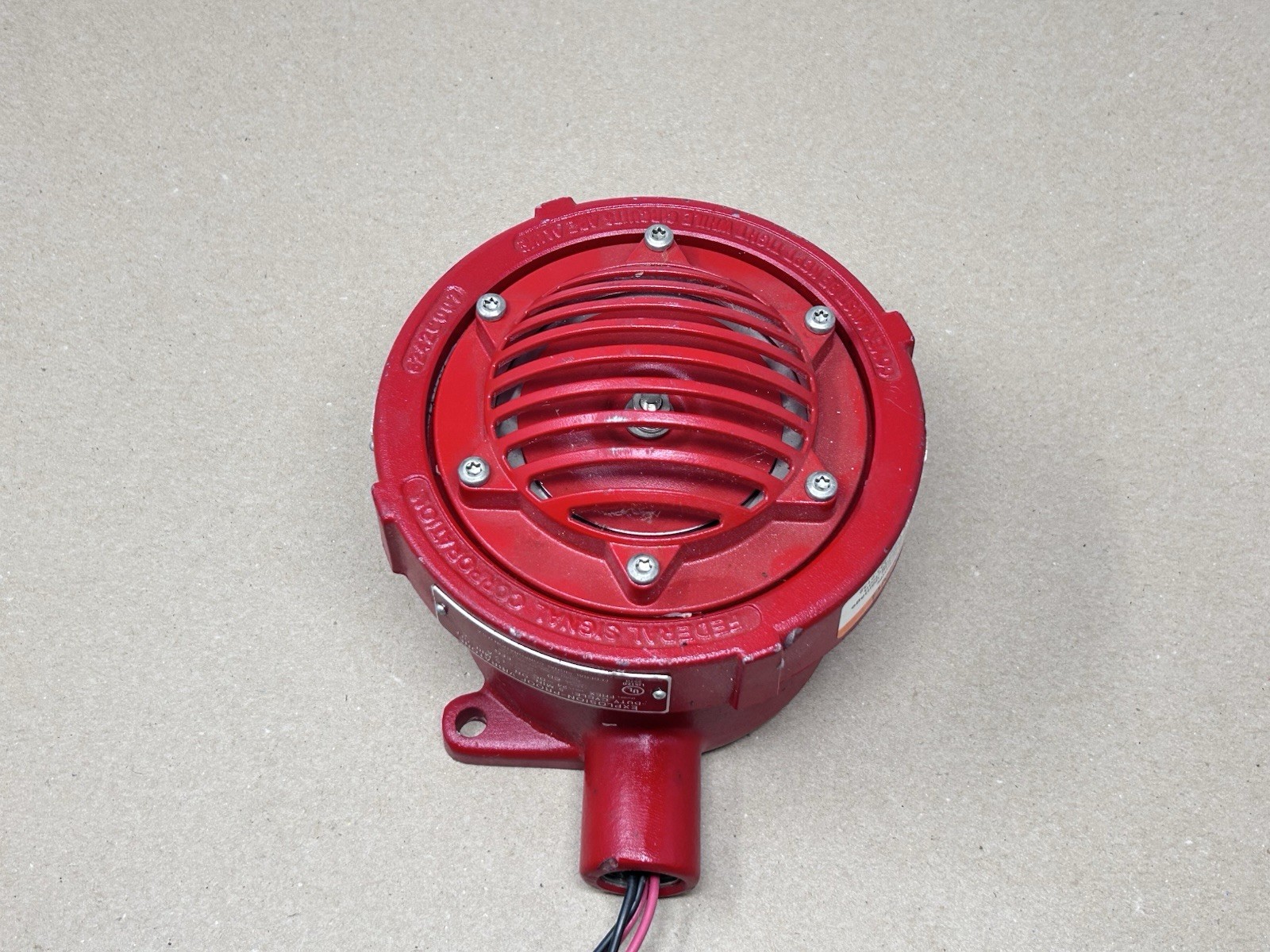 Federal Signal FHEX Explosion Proof Vibrating Horn FHEX-24SMR