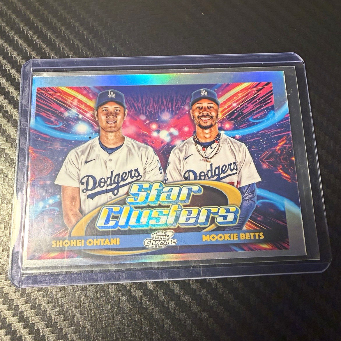 Topps Chrome 2025 Shohei Ohtani Mookie Betts Star Clusters Insert DSC-4 Topps Chrome 2025 Shohei Ohtani Mookie Betts Star Clusters Insert DSC-4