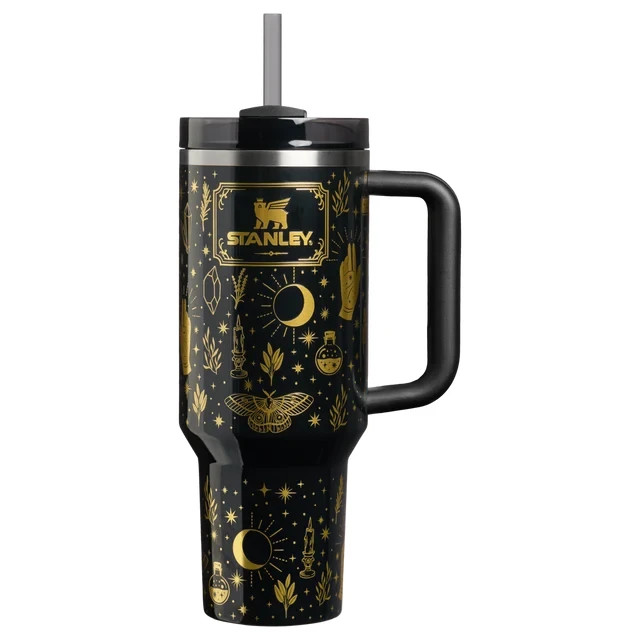 Stanley Halloween Quencher H2.0 FlowState 40oz Black Magic Limited Ed Tumbler