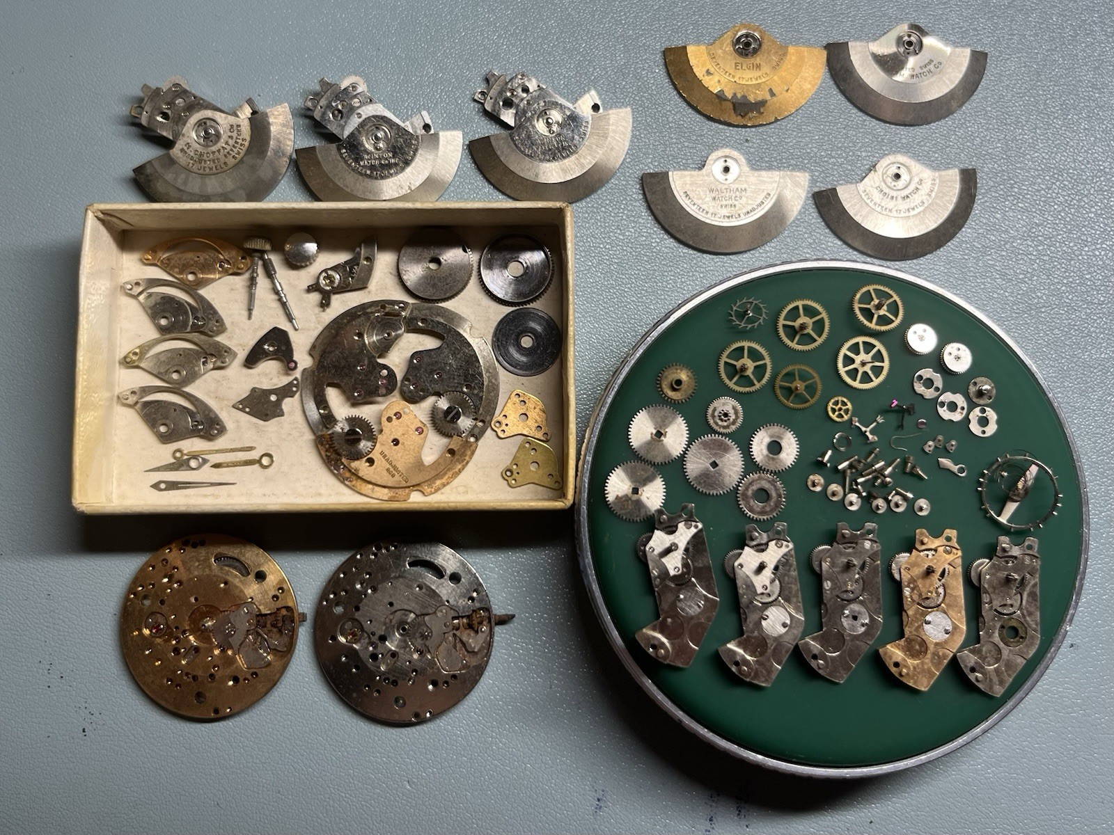 Large Lot Of AS 1700/01 Automatic Watch Movement Parts, Multiple Brands Large Lot Of AS 1700/01 Automatic Watch Movement Parts, Multiple Brands