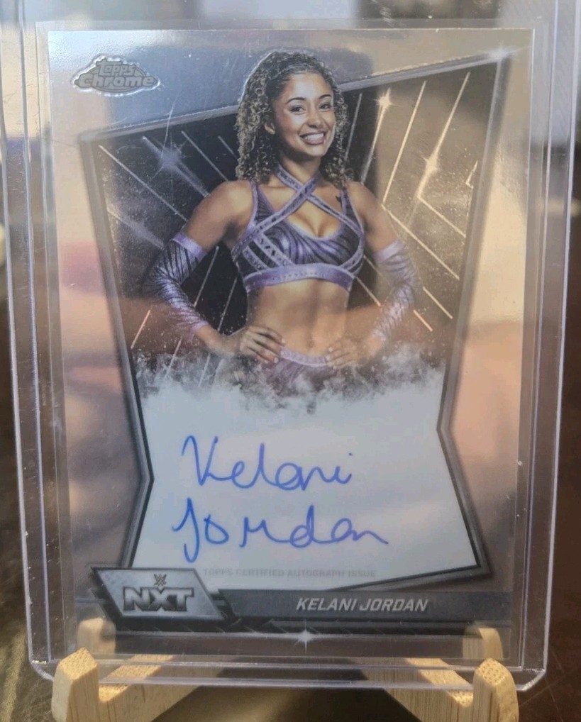 2026 Topps Chrome WWE - Nxt Autographs Kelani Jordan #NXT-KEL (AU) 2026 Topps Chrome WWE - Nxt Autographs Kelani Jordan #NXT-KEL (AU)