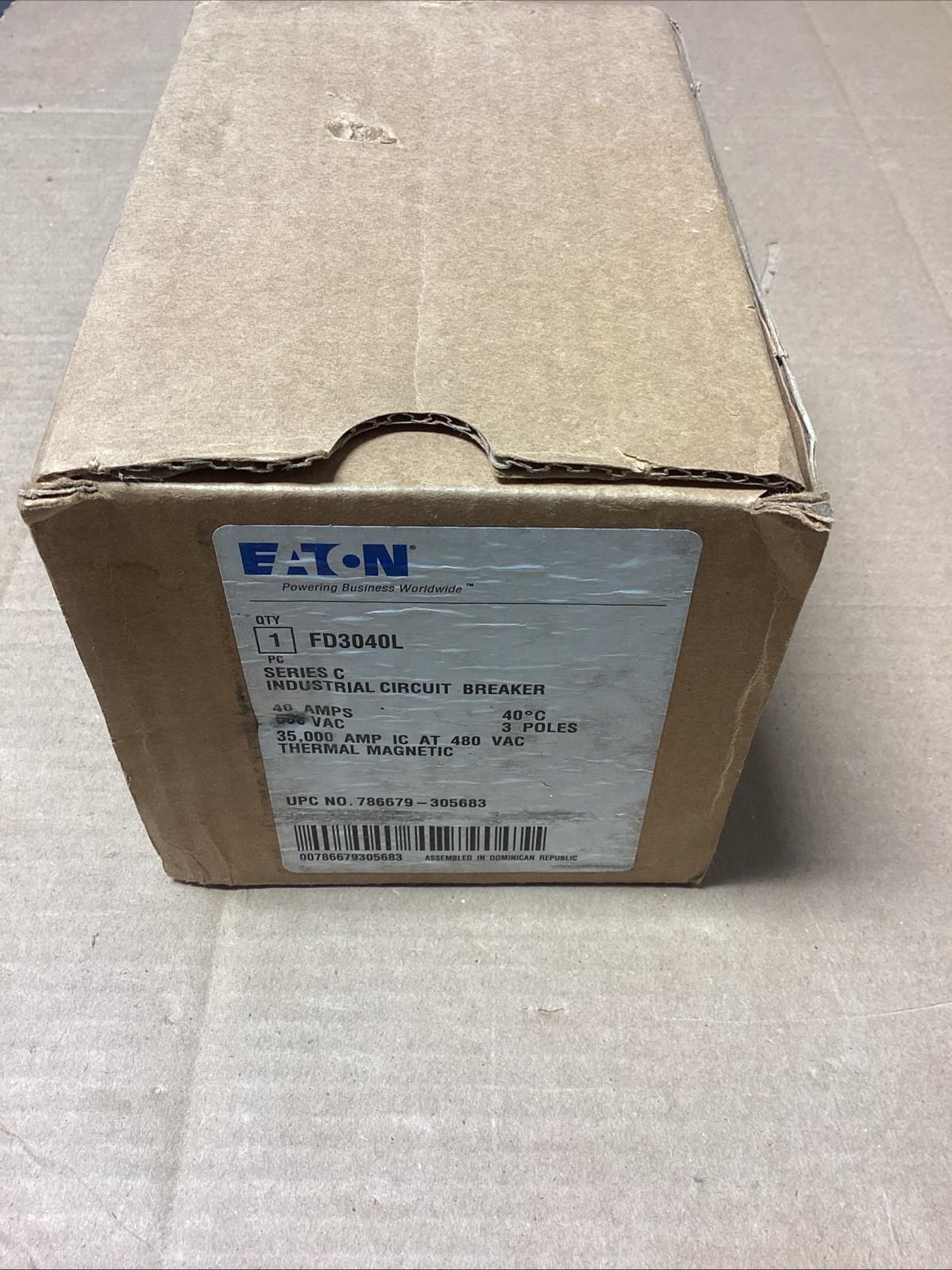 Eaton FDL3040L Nib Eaton FDL3040L Nib