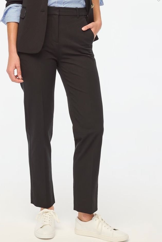 J. Crew Factory BO900 The Petite Kallie Straight Leg Pant Black Size 2P NWT J. Crew Factory BO900 The Petite Kallie Straight Leg Pant Black Size 2P NWT