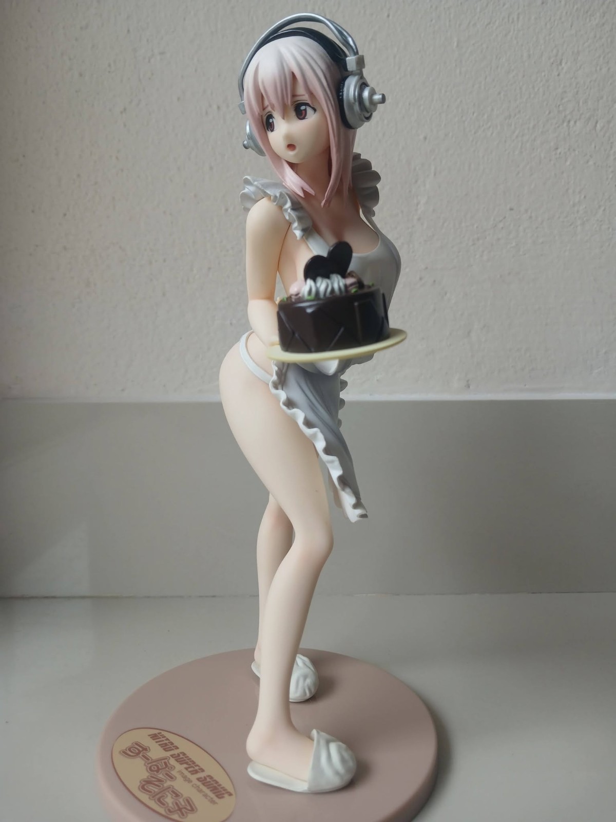 Super Sonico Figure Model 1/7 Shimapan Cake Valentine Orchid Seed Nitroplus