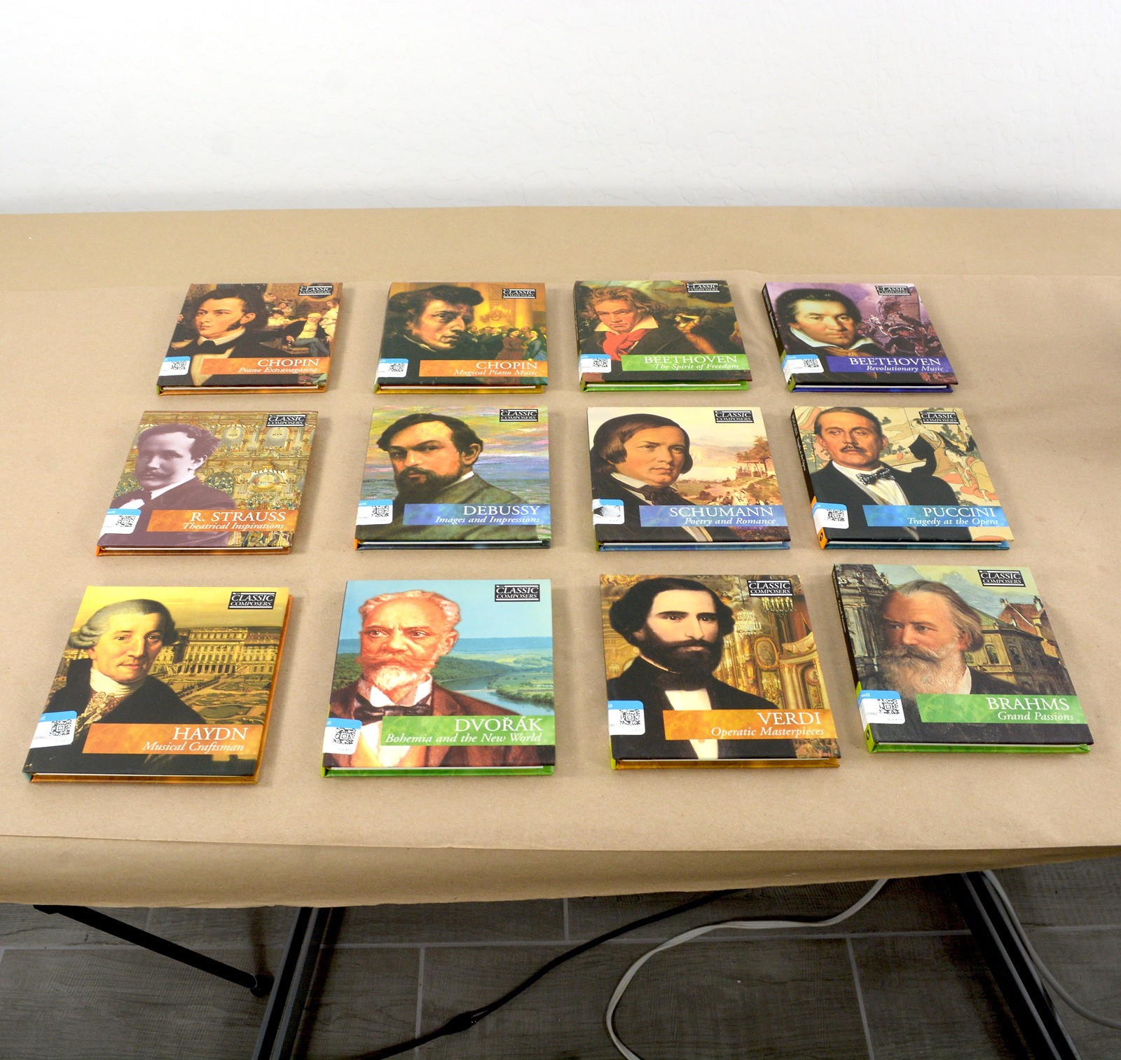 Lot 32 Classic Composers Classical Music CDs Collection with Booklets