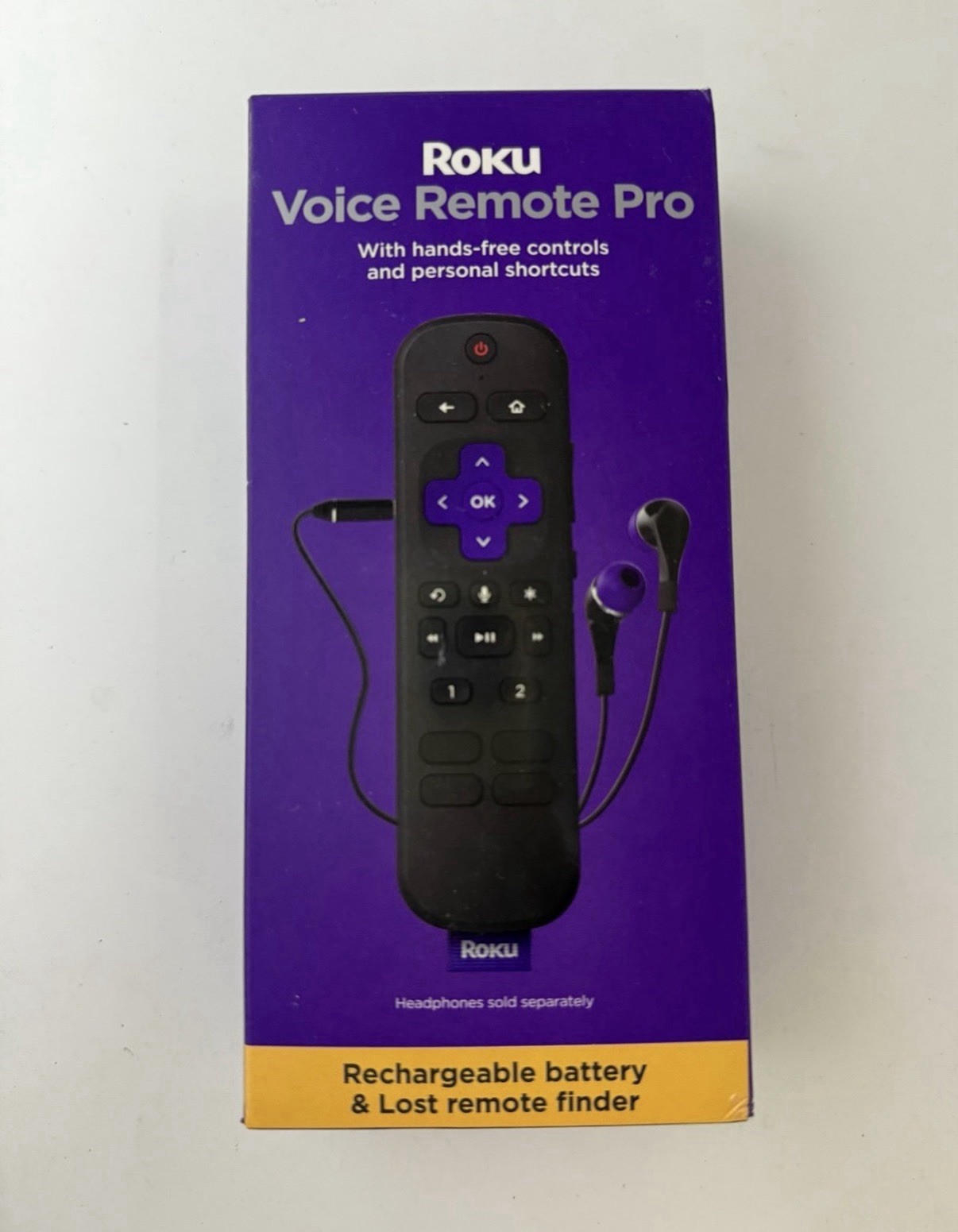 Roku Voice Remote Pro | Rechargeable voice remote with TV controls Brand New Roku Voice Remote Pro | Rechargeable voice remote with TV controls Brand New