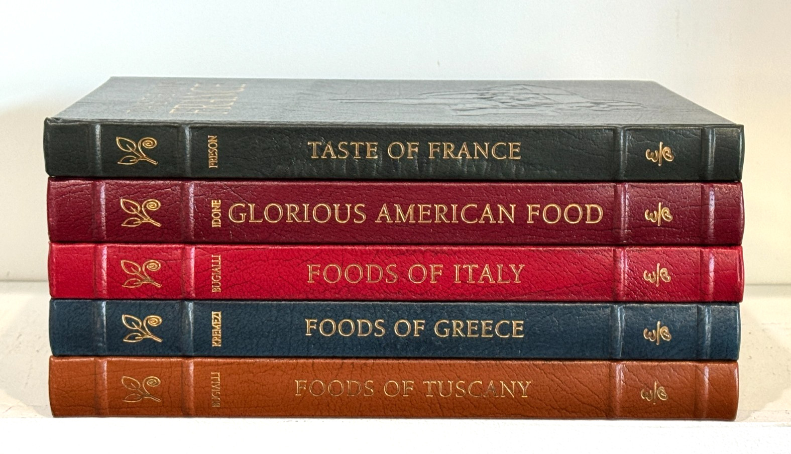 Easton Press 5 VOL FOODS Greece, Italy, Tuscany, Taste France, Glorious American Easton Press 5 VOL FOODS Greece, Italy, Tuscany, Taste France, Glorious American