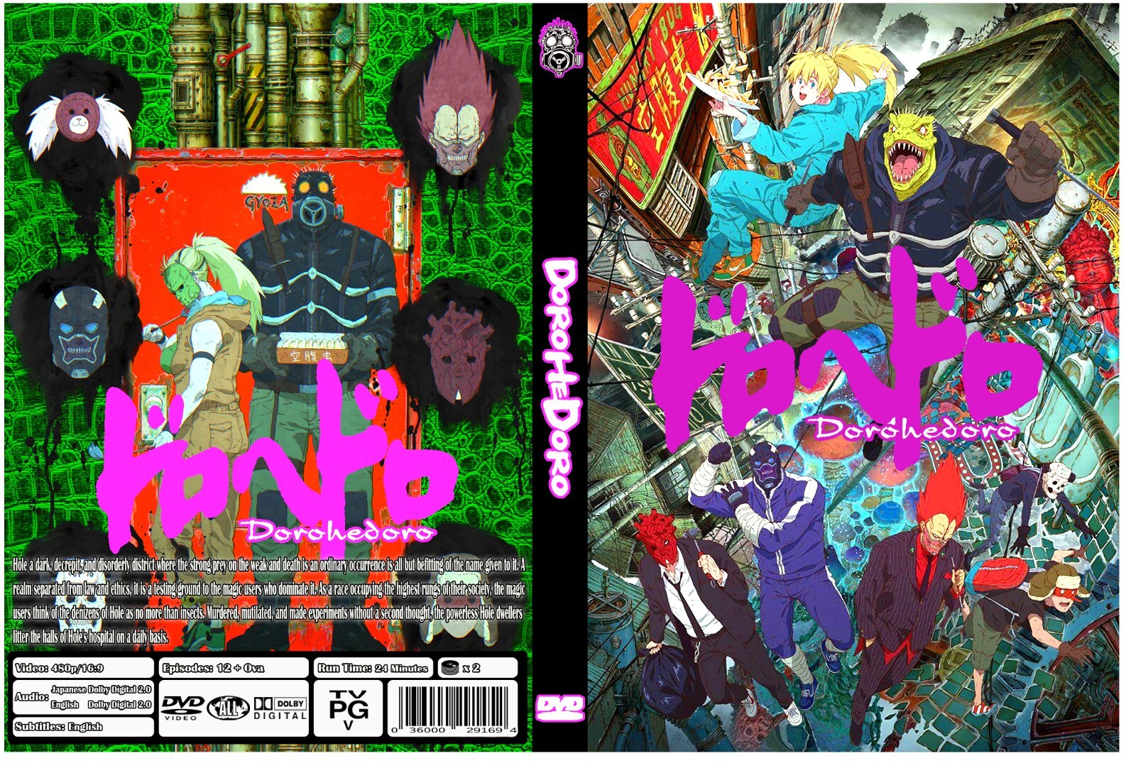 Dorohedoro Anime Series + Ova Dual Audio English/Japanese with English Subs Dorohedoro Anime Series + Ova Dual Audio English/Japanese with English Subs