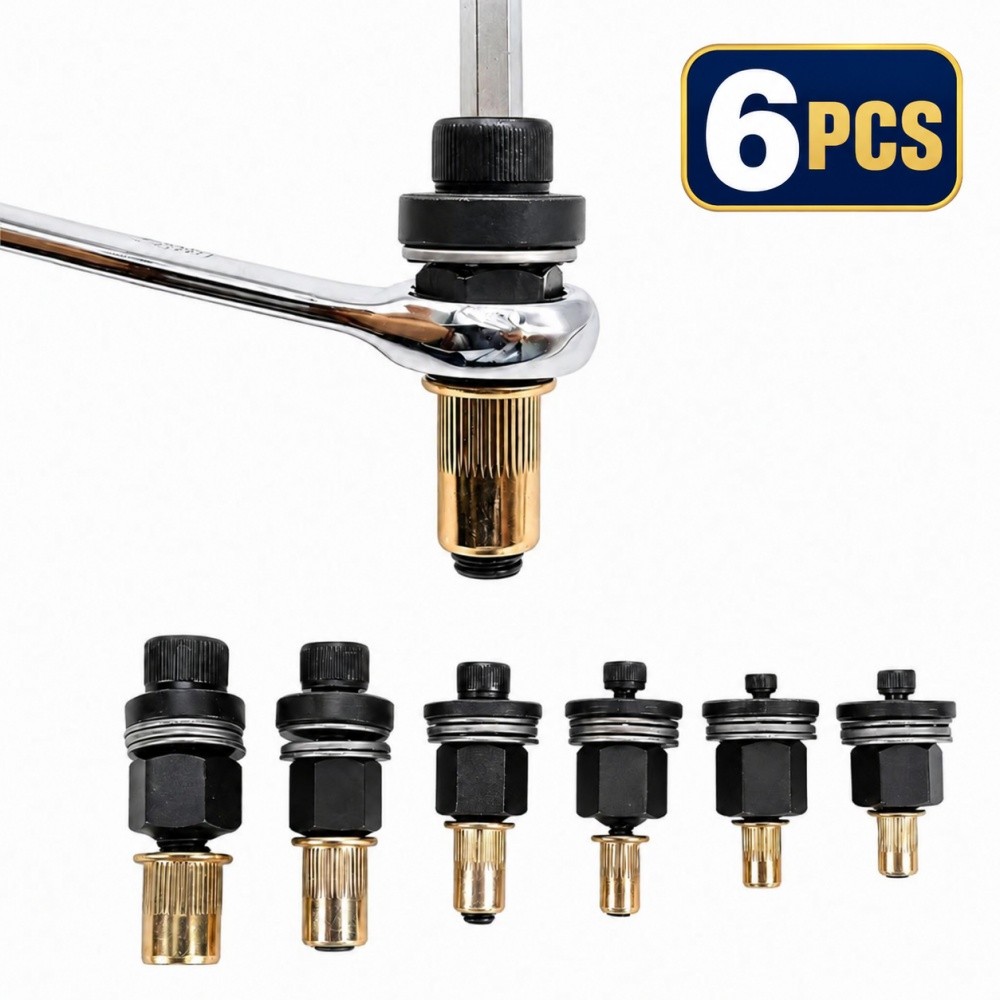 6-Piece SAE & Metric Rivet Nut Tool Set Manual Rivet Nut