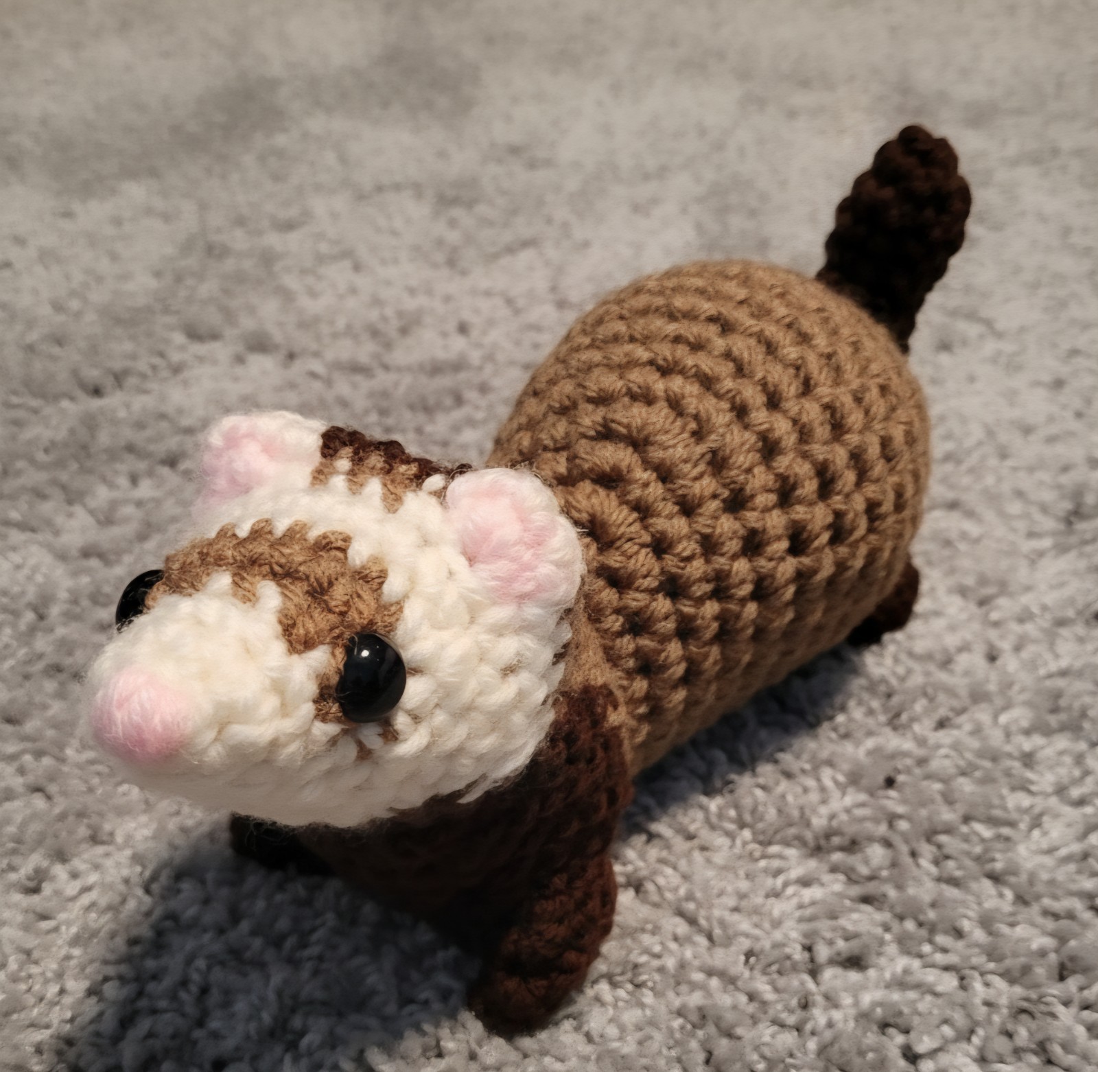 Crochet Ferret Amigurumi Plush Handmade Adorable And Unique 