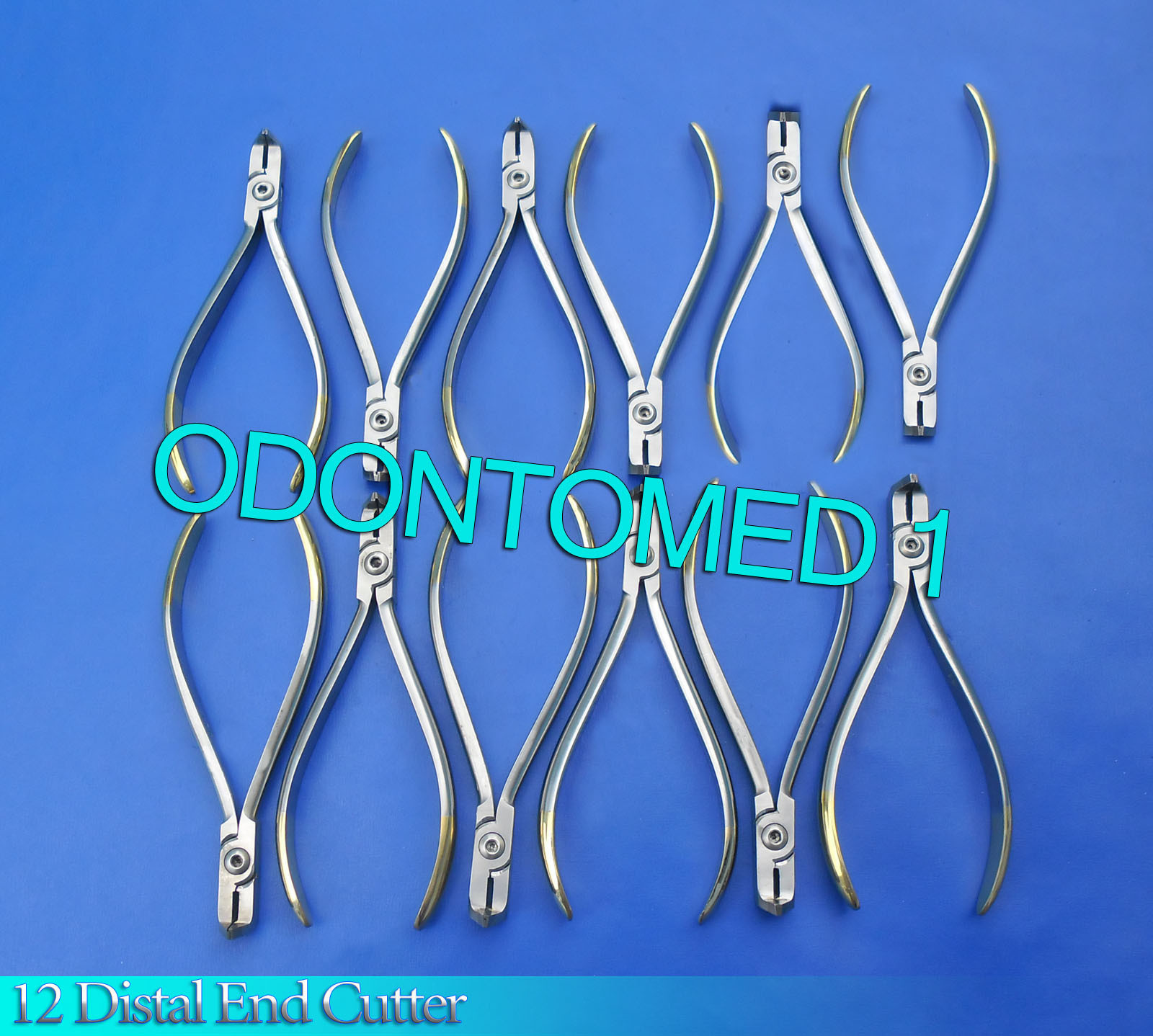 12 T/C Distal End Cutter Flush Cut Long Handle Dental Orthodontic Instruments