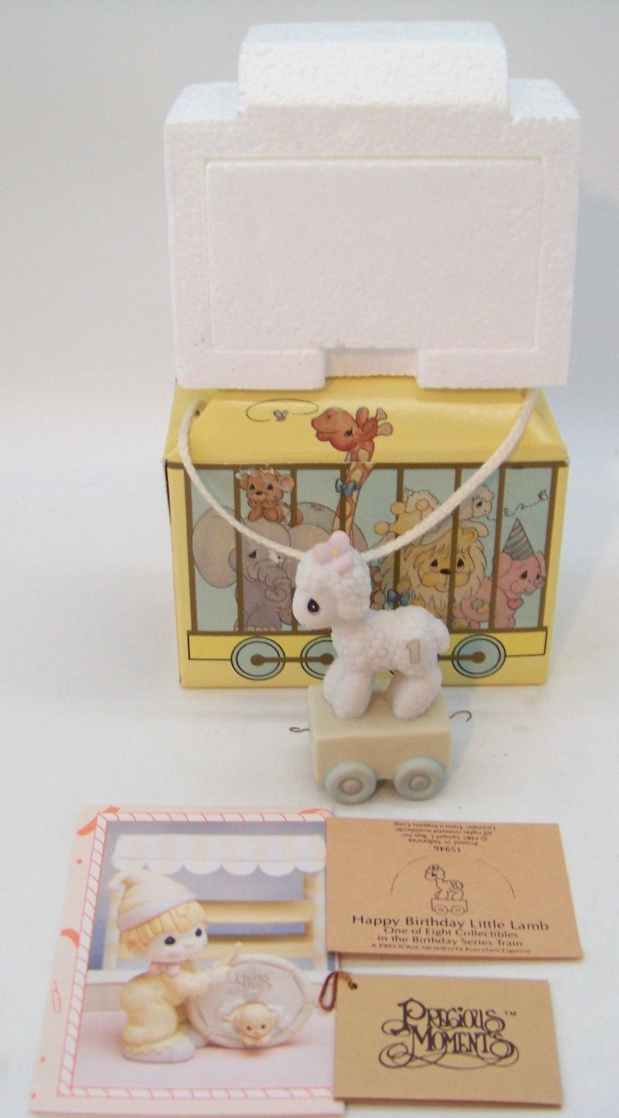 Vintage Precious Moments Birthday Train Figurines Enesco with Boxes YOU CHOOSE