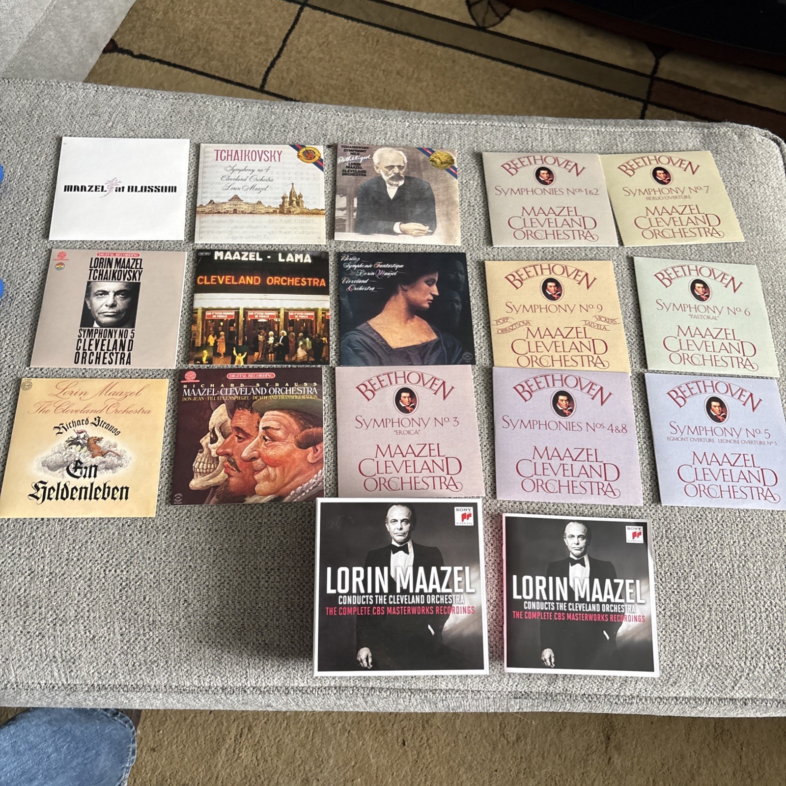 Lorin Maazel Cleveland Orchestra Complete CBS Recordings 15 CD Box Set