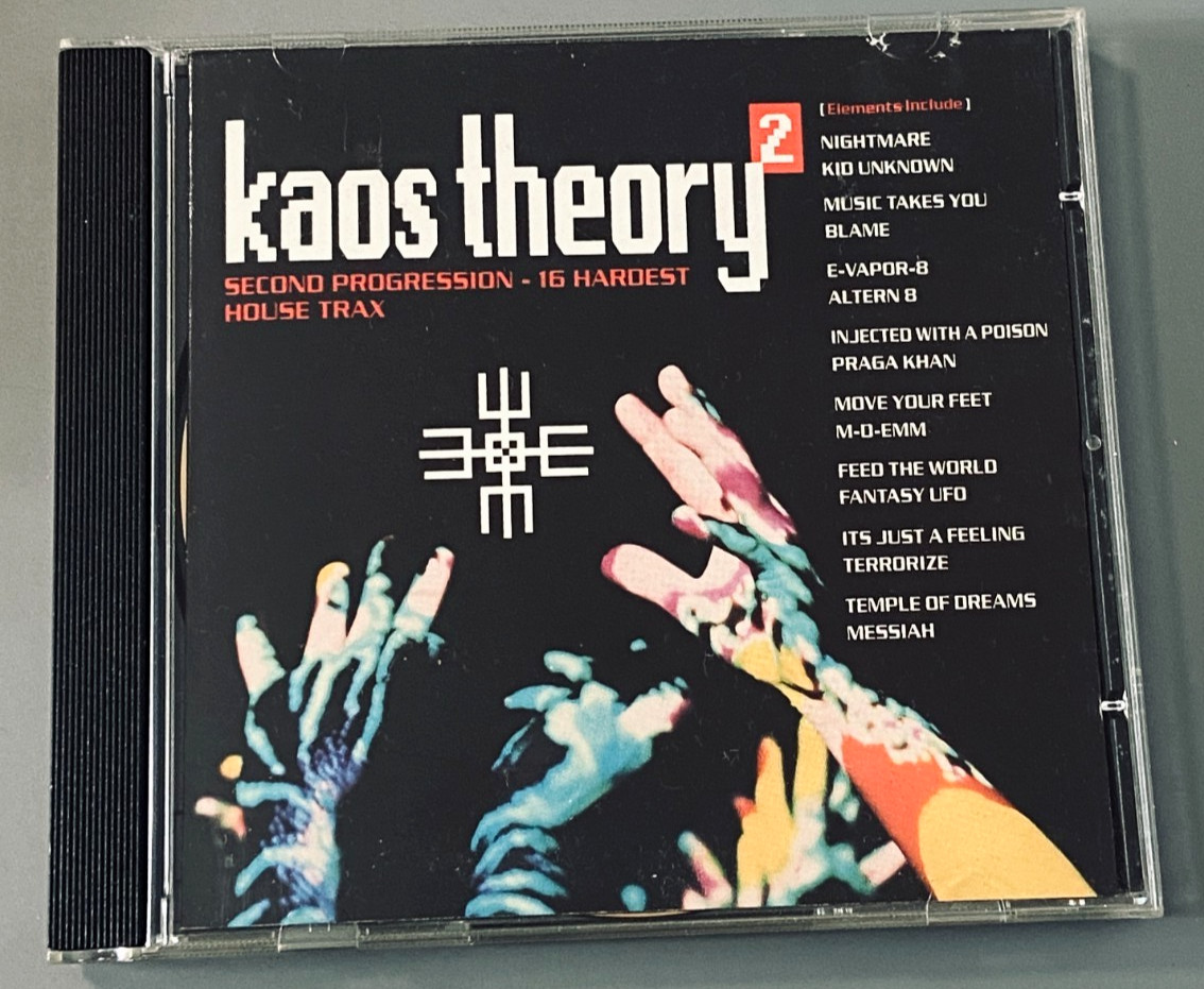 Kaos Theory 2 : Second Progression - 1992 CD Breakbeat Hardcore Techno Rave RARE