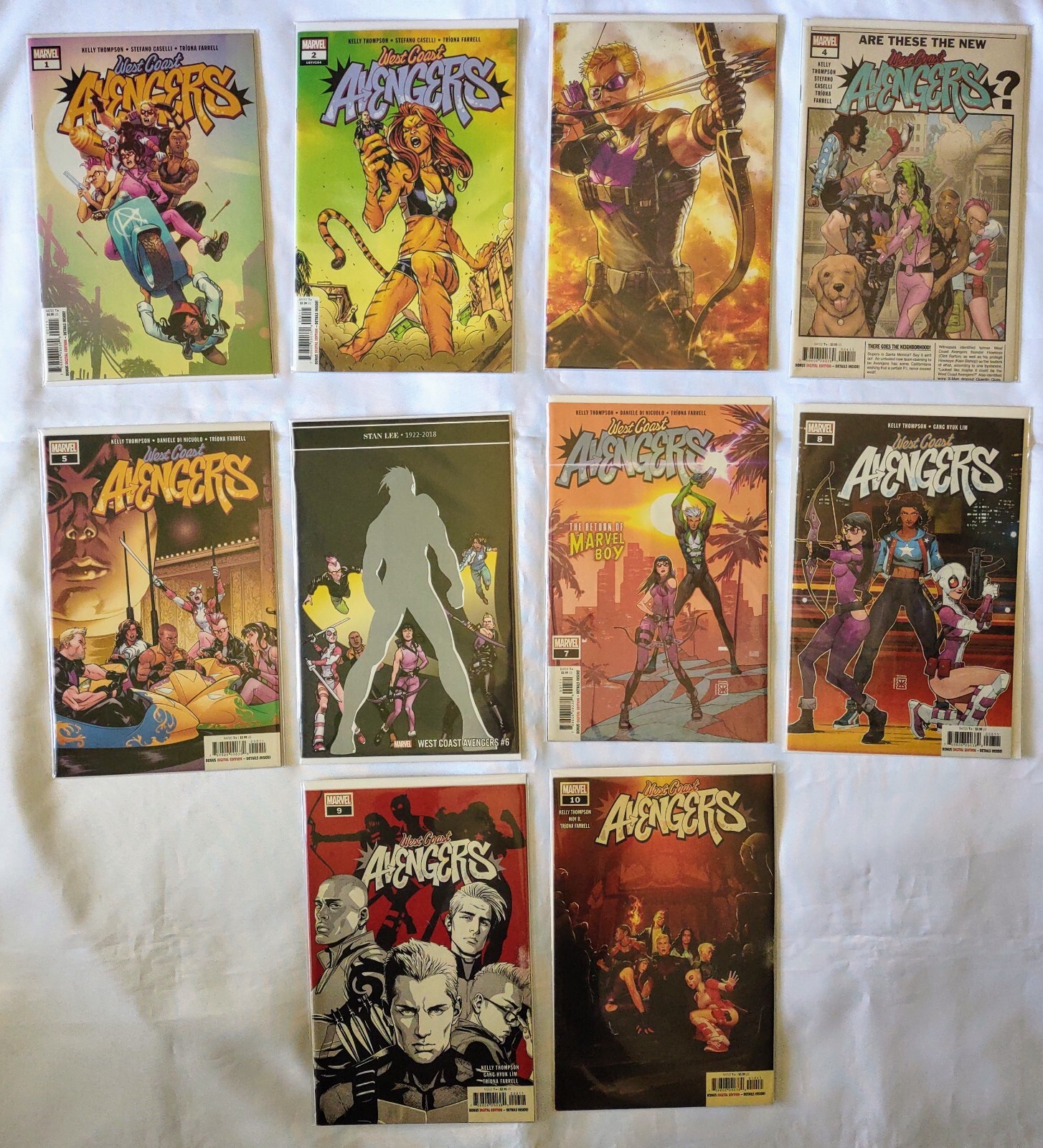 West Coast Avengers 2018 1-10 Complete Comic Lot Run Set Marvel Collection West Coast Avengers 2018 1-10 Complete Comic Lot Run Set Marvel Collection
