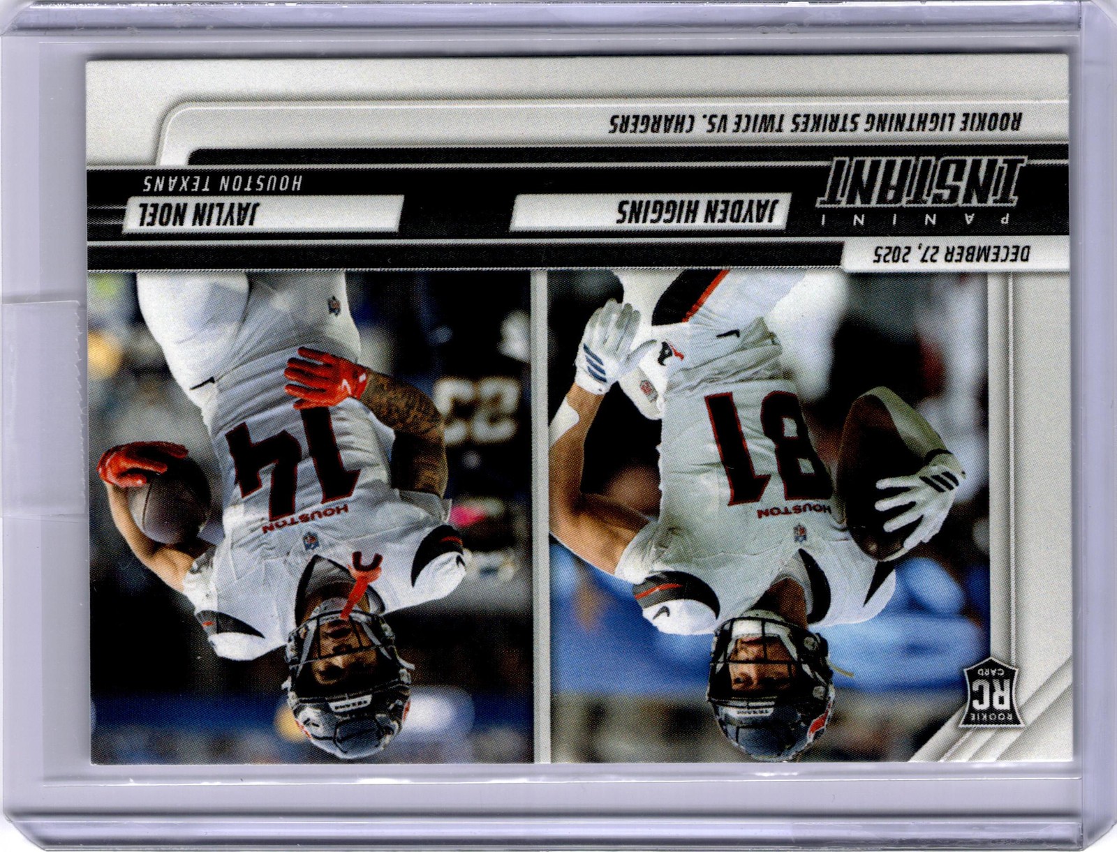 2025 Panini Instant NFL #377 Jayden Higgins / Jaylin Noel 2025 Panini Instant NFL #377 Jayden Higgins / Jaylin Noel