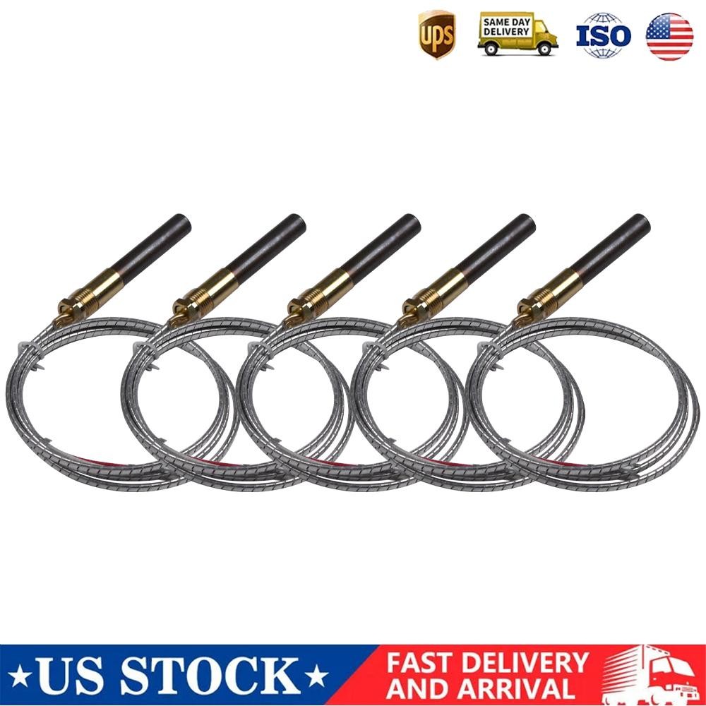 5Pack 36in 750mV Thermopile Generator for Anets Gas Heater Fireplace