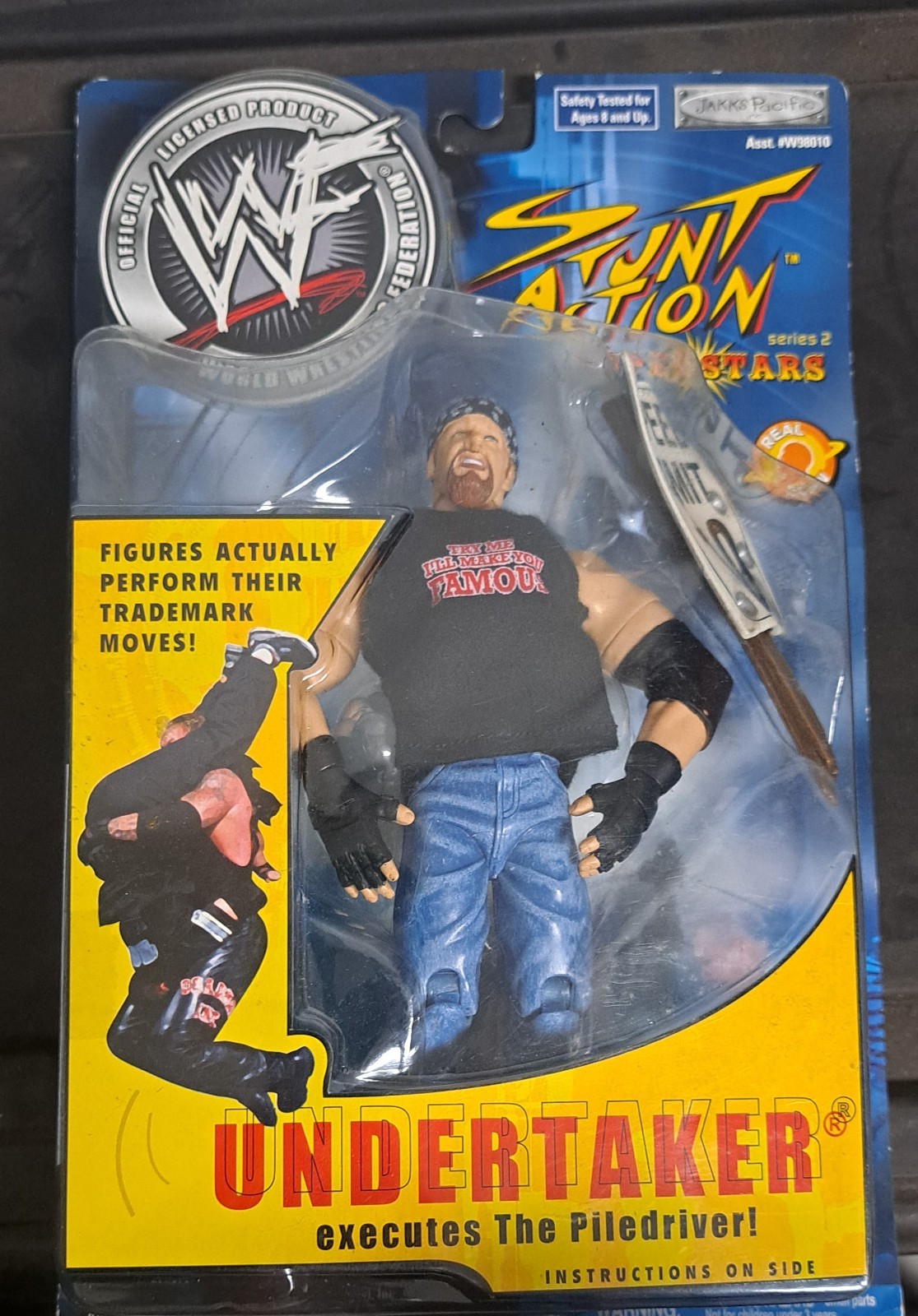 VINTAGE WWF STUNT ACTION SUPERSTARS (SERIES 2) \