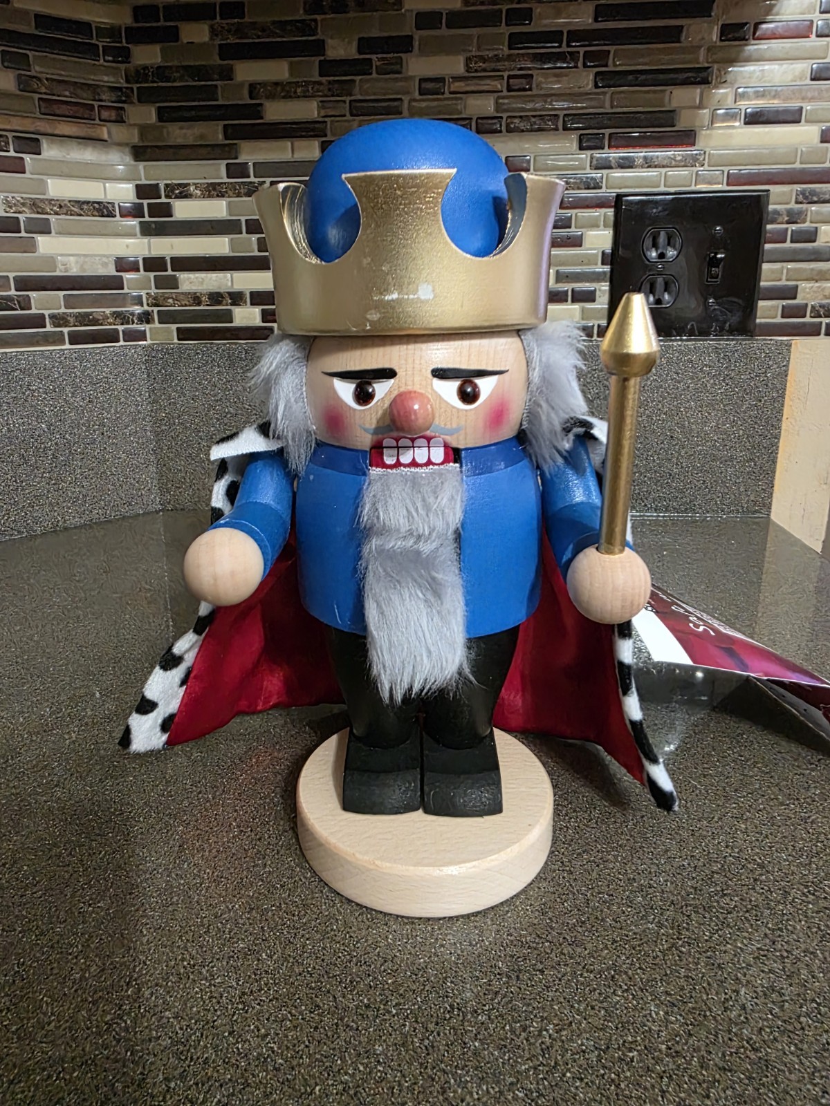 Steinbach Troll King Wooden Nutcracker hand-painted in Germany Authentic