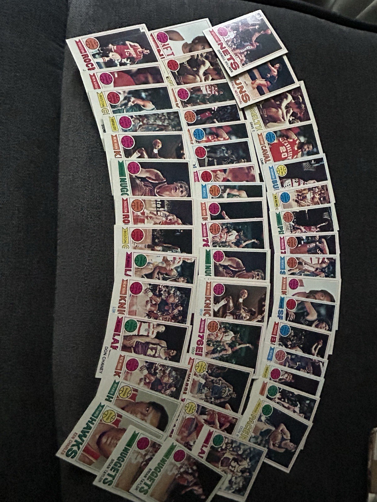 1977-78 Topps Basketball 49 Card Lot EX+