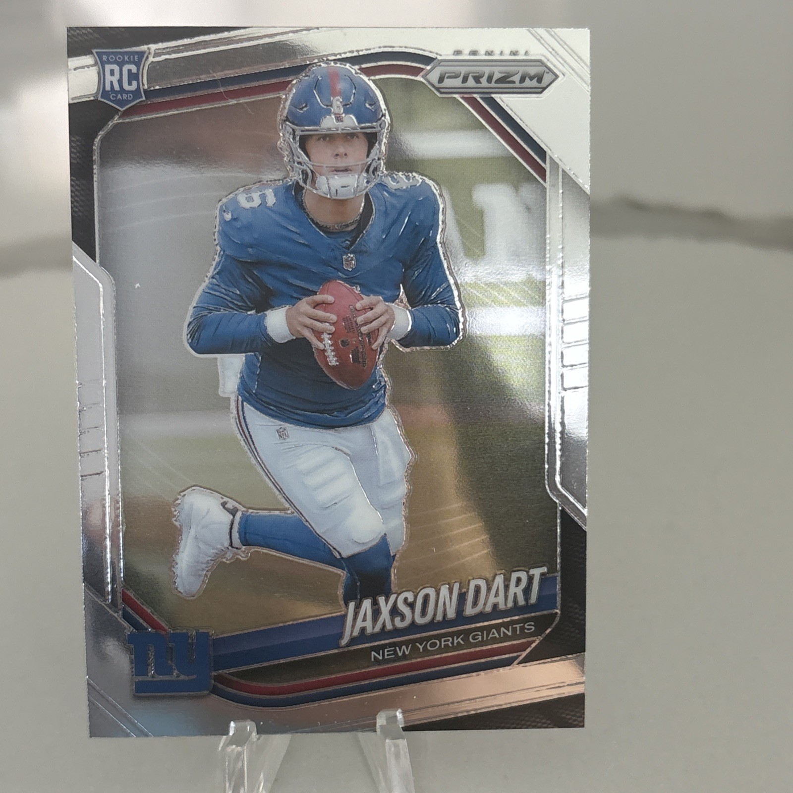 Panini 2023 Prizm Jaxson Dart New York Giants Rookie Base Set #332 Football Card