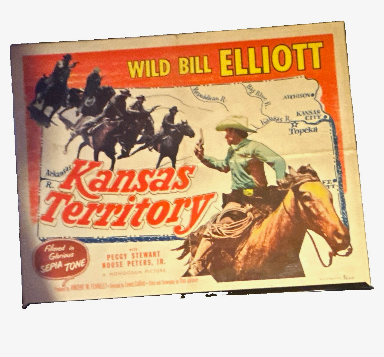  Kansas Territory Movies Poster - Wild Bill Elliott