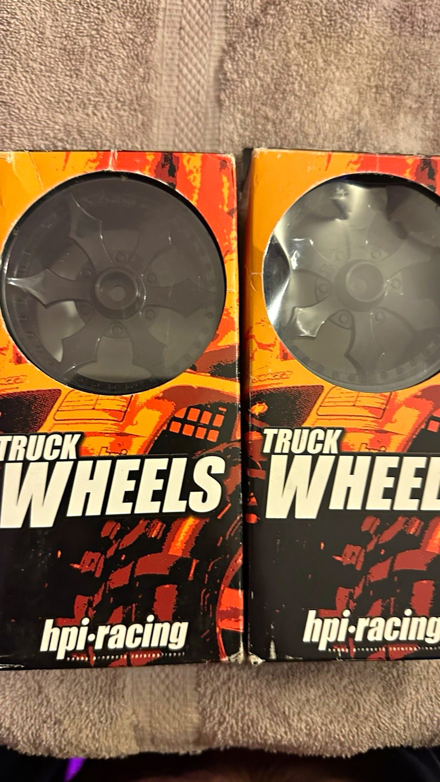 HPI Racing Spike Monster Truck Wheels 3181 Black 83x56mm 14mm Hex (4 pcs)