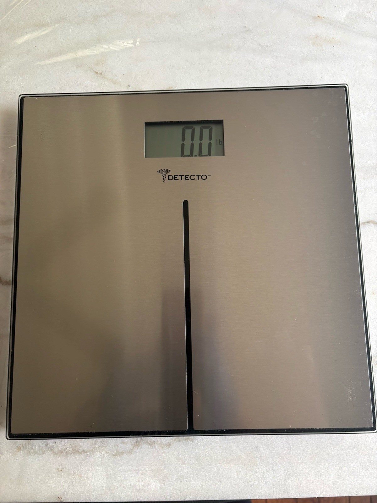 Detecto D133 Modern Stainless Steel Body Weight Bathroom Scale Digital