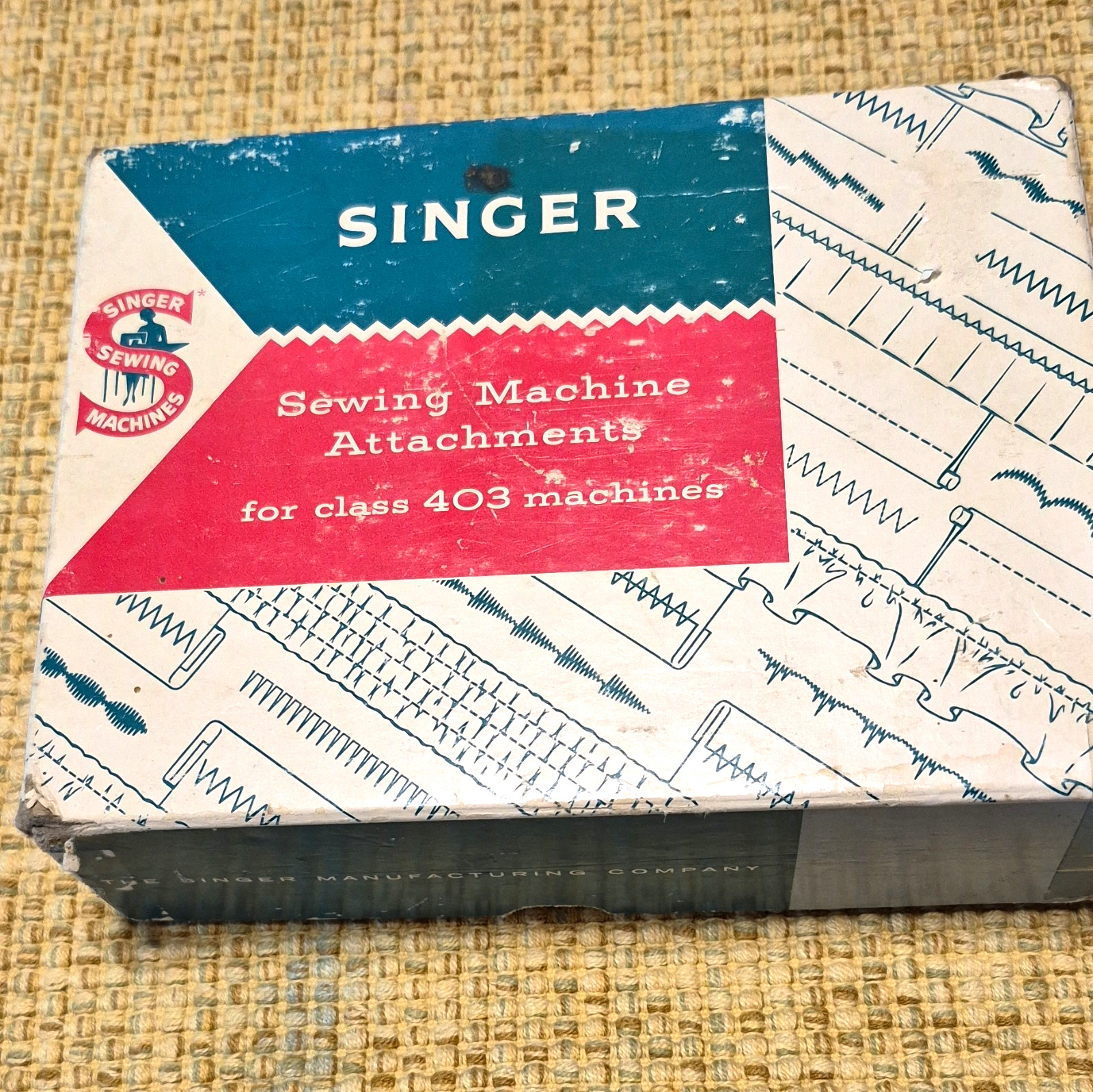 SINGER Sewing Machine Attachments for Class 403 Slant-O-Matic 403 Special w/ Box