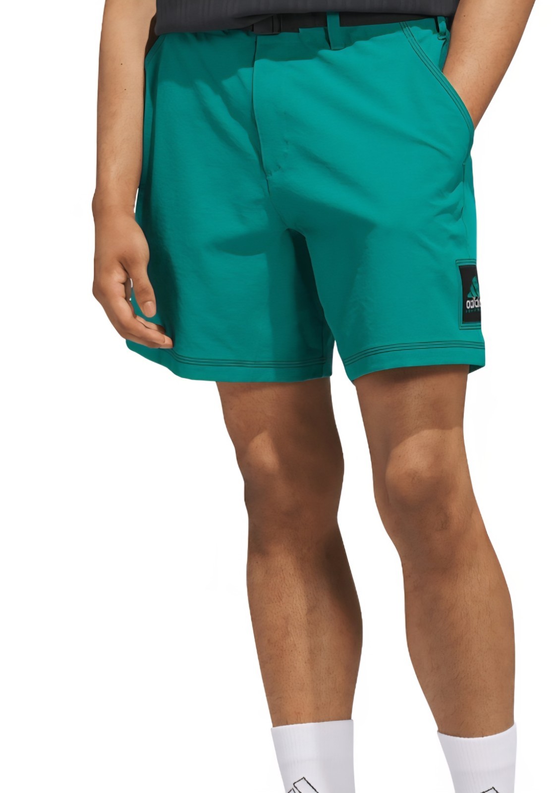 $120...Adidas EQT size L Woven Golf Shorts Teal. JW9879.