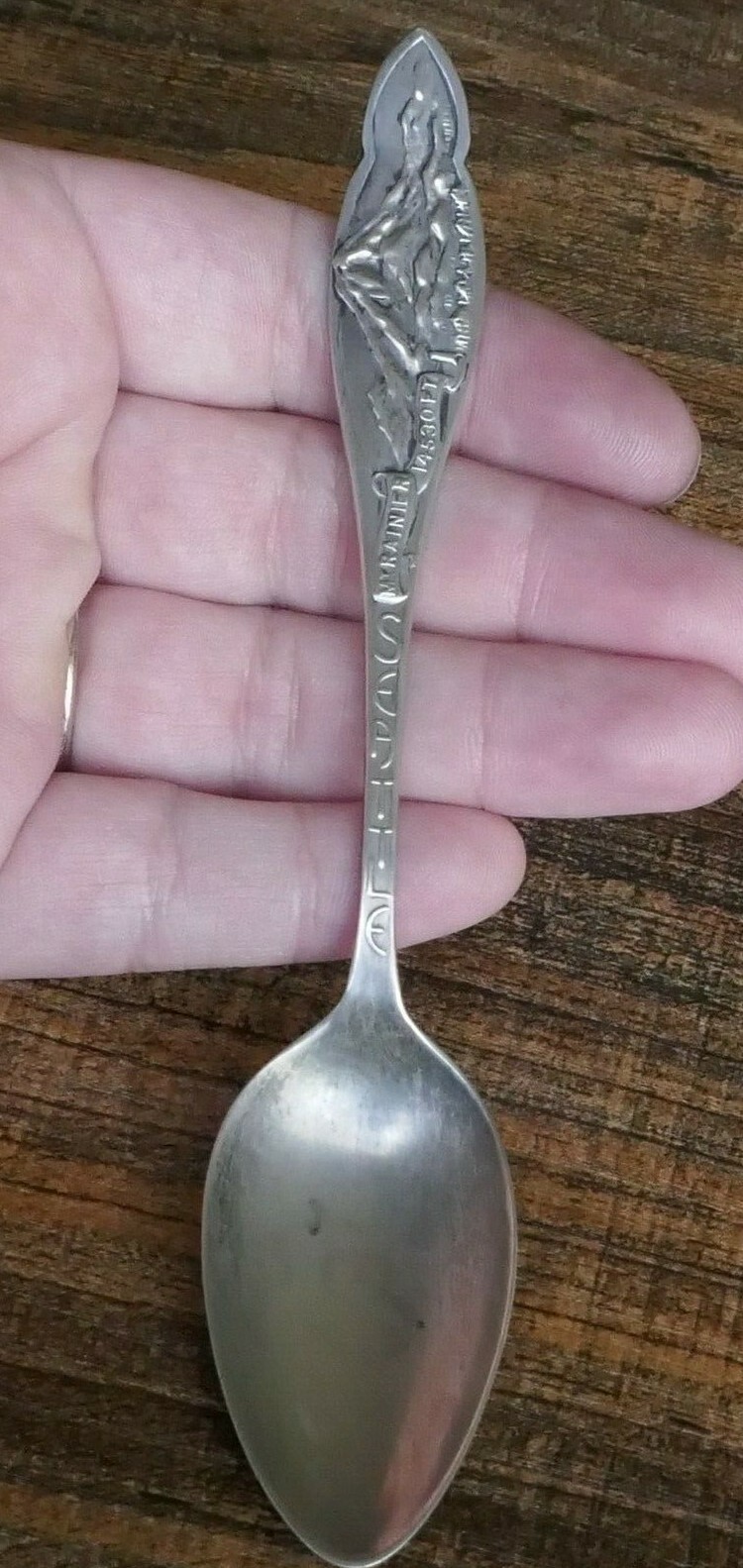 Ant. Joseph Meyer Bros. Sterling Seattle - Mt. Rainier 14530 FT. Souvenir Spoon