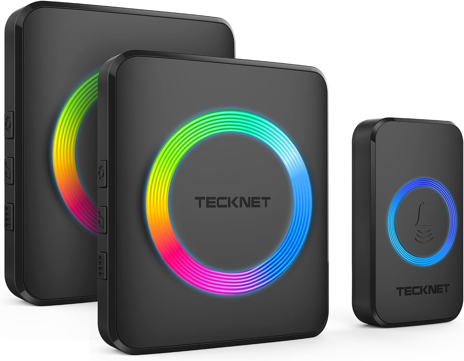 TECKNET Wireless Doorbell, Door Bell 0-120Db, 1300 Ft Wireless Range, IP65