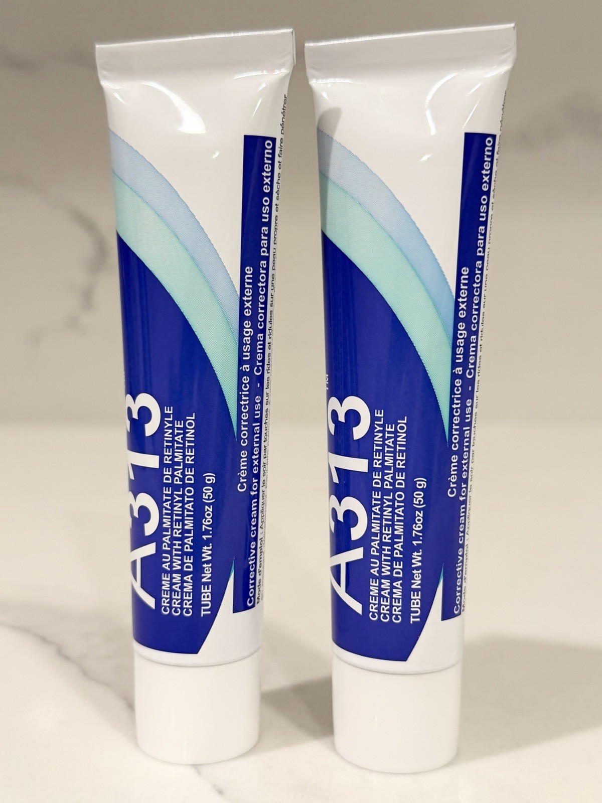 A313 Vitamin A Retinol Cream 50g 2 Pack Made in France Exp 04/2027