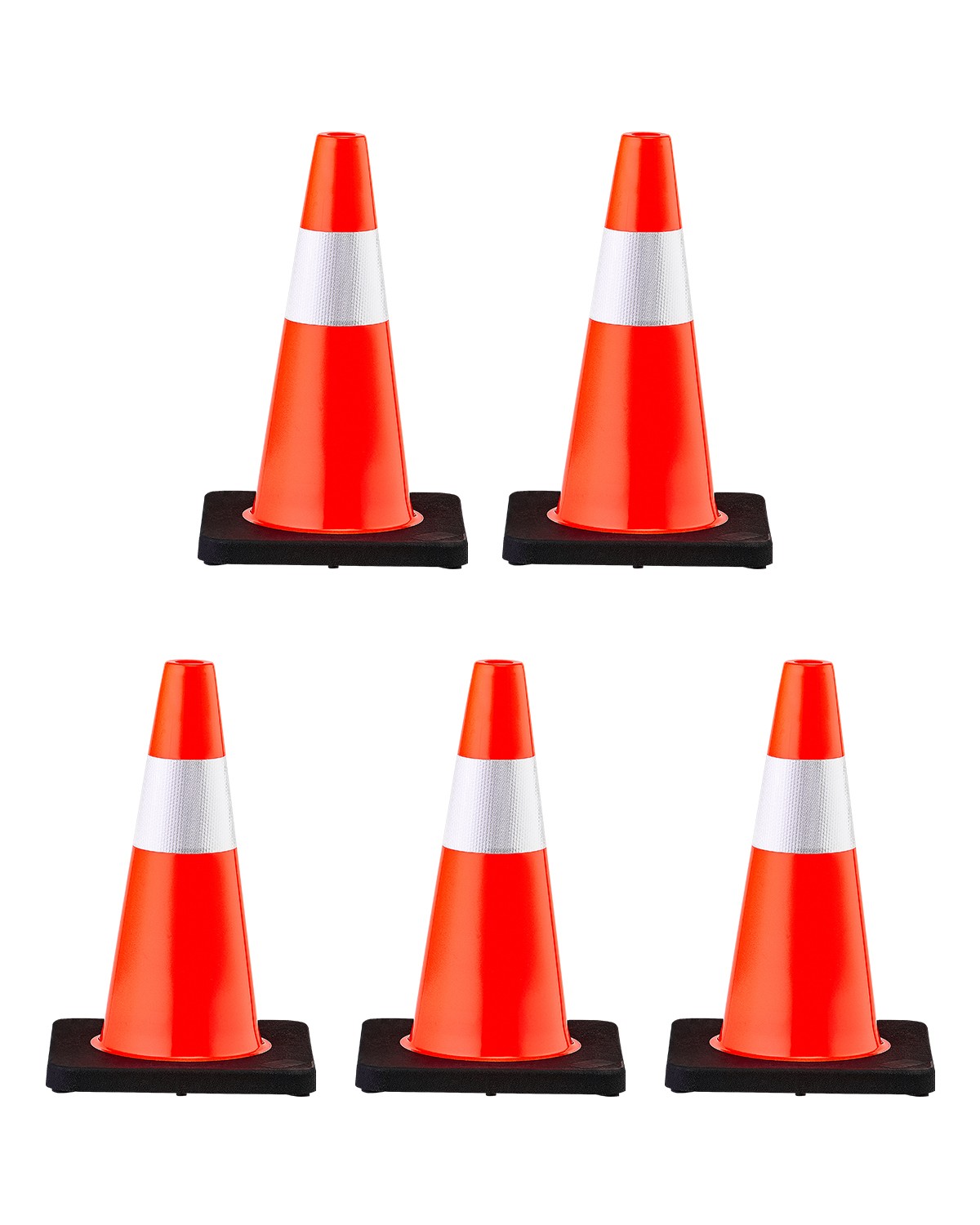 Uimoso 5PCs Safety Cones Traffic Cones 18 Uimoso 5PCs Safety Cones Traffic Cones 18