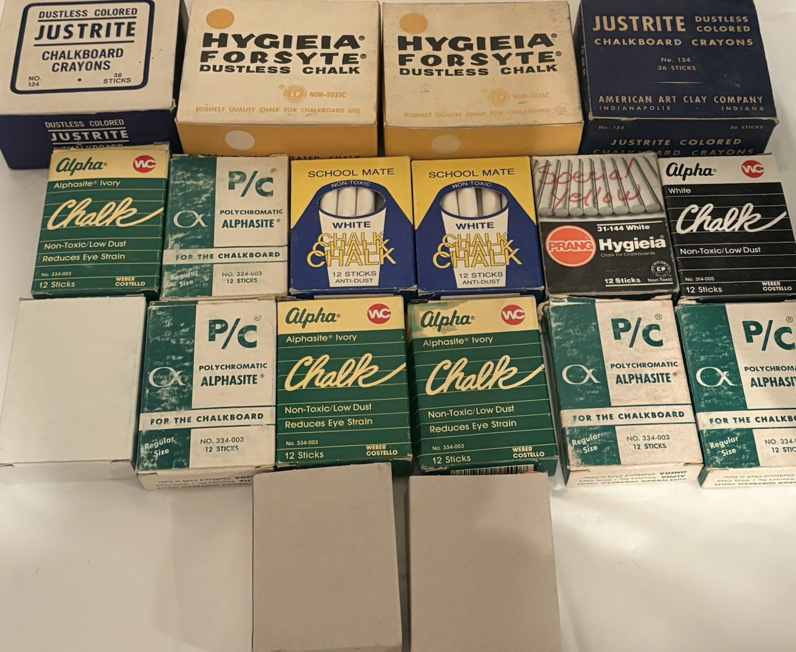 Vintage Lot Of Chalk