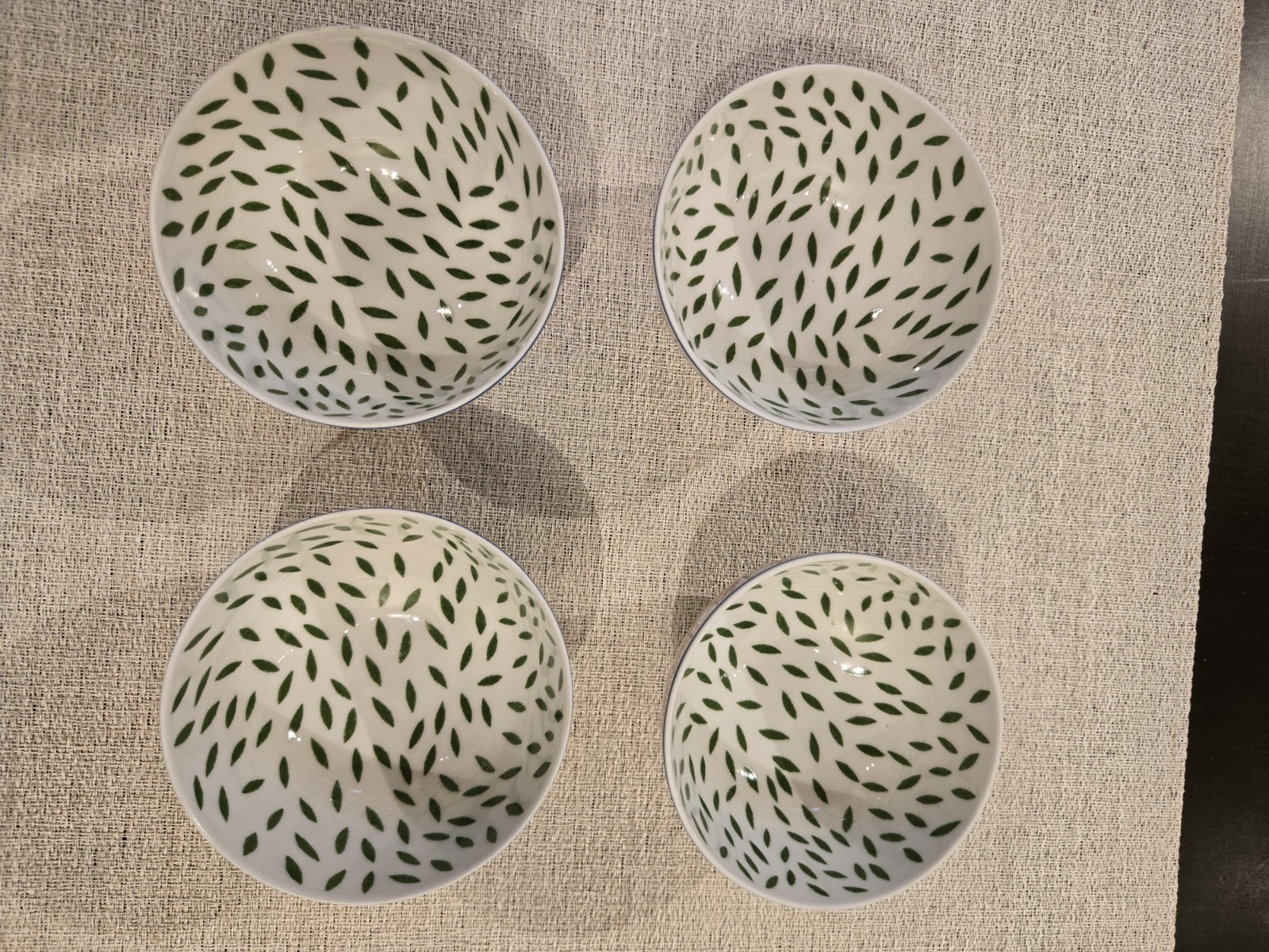 Hermes  A Walk in the Garden Medium Bowls Set of 4 Porcelain 12cm France