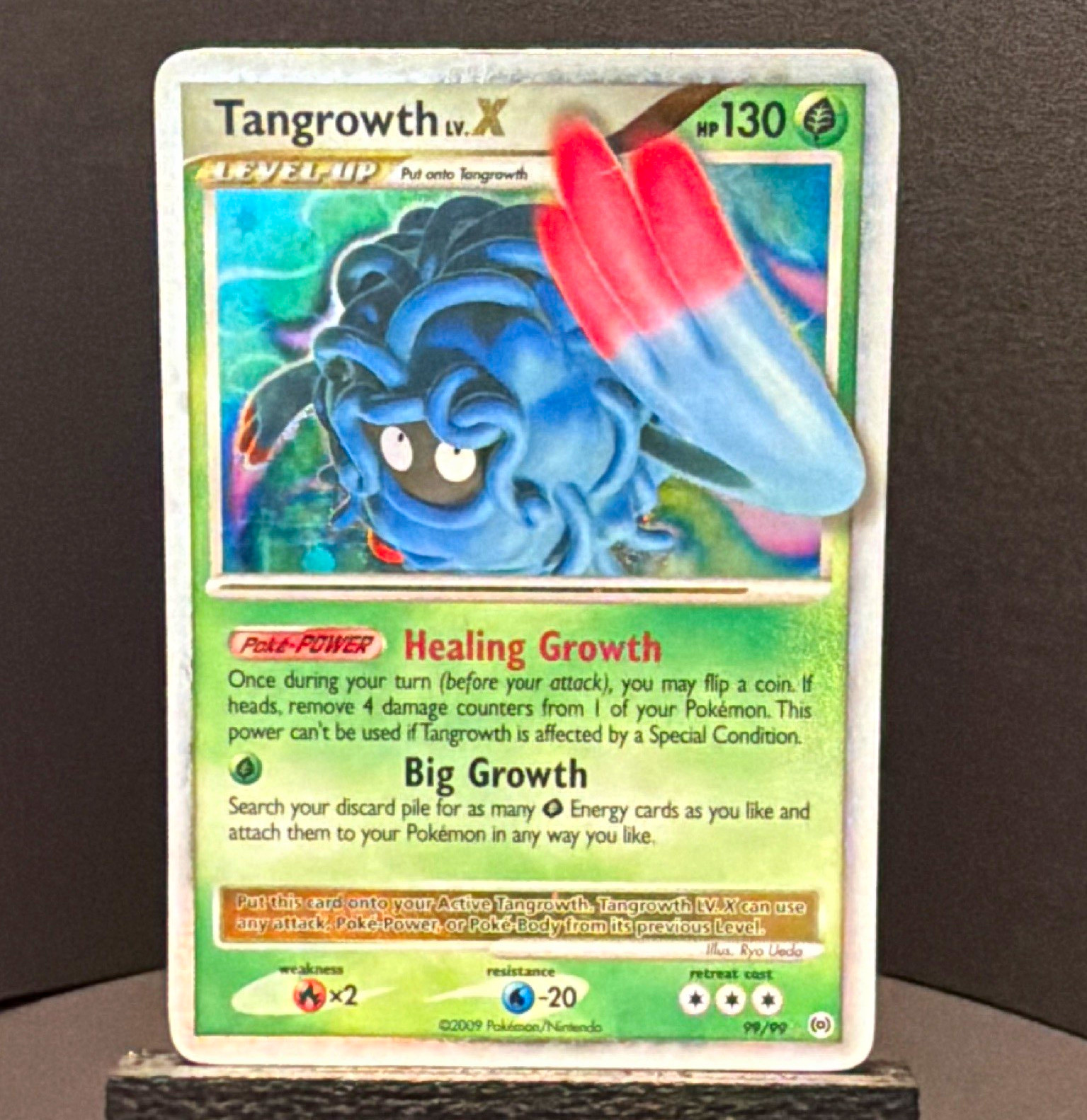 Pokemon TCG Tangrowth LV.X 99/99 Arceus Holo Ultra Rare 2009 MP Pokemon TCG Tangrowth LV.X 99/99 Arceus Holo Ultra Rare 2009 MP