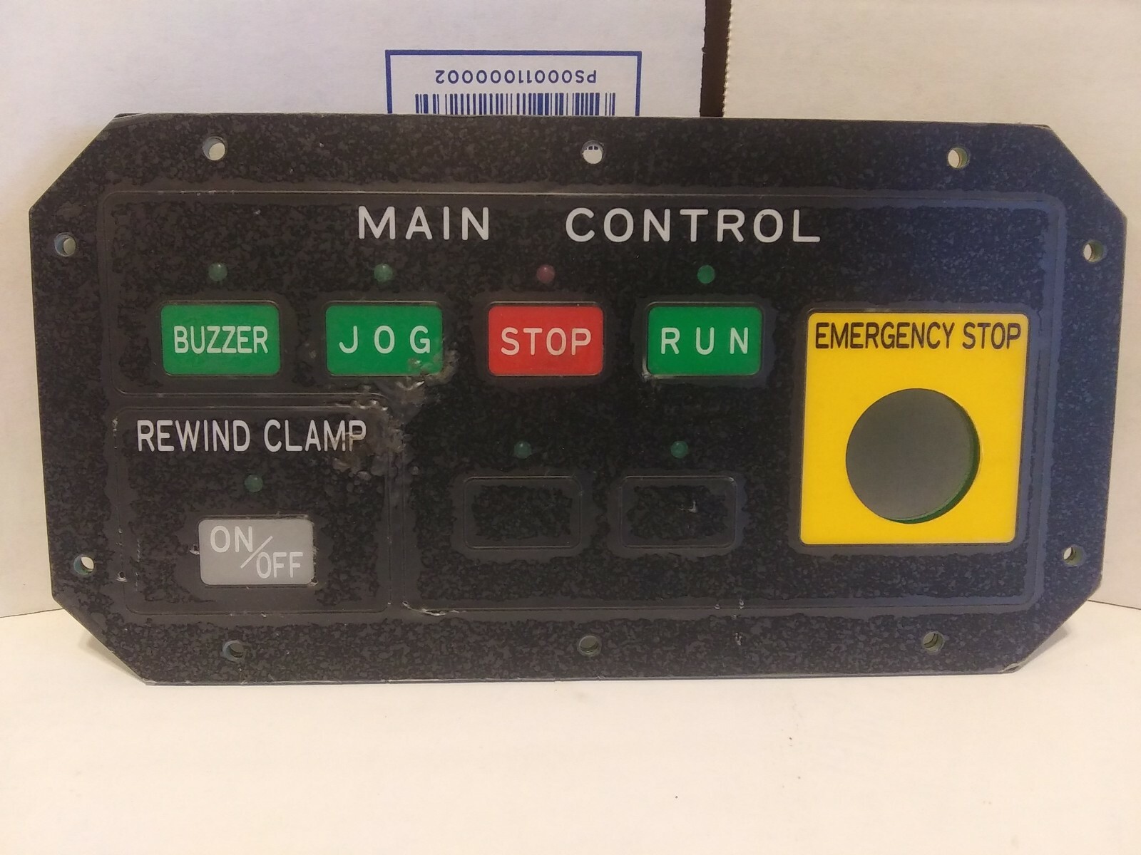 Ishii Hyoki Membrane Panel - Main Control/Rewind Clamp