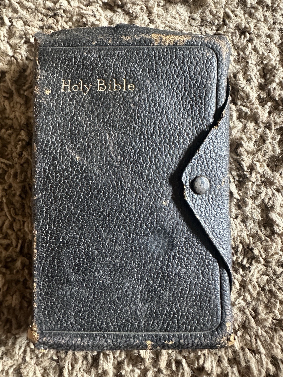 Antique Cambridge Holy Bible KJV Minion 24mo c. 1916–1923 Snap Cover Maps