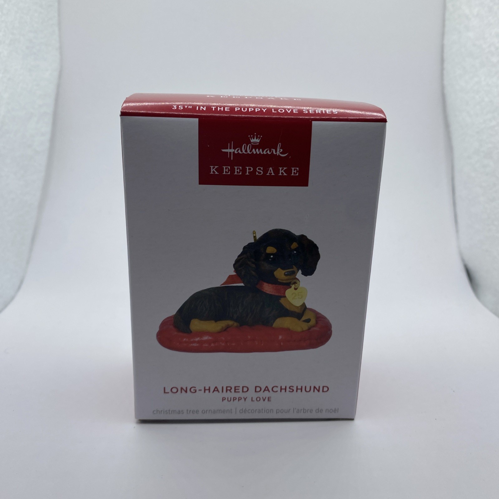 2025 Hallmark Keepsake Ornament 35th In Puppy Love Series Long-Haired Dachshund 2025 Hallmark Keepsake Ornament 35th In Puppy Love Series Long-Haired Dachshund