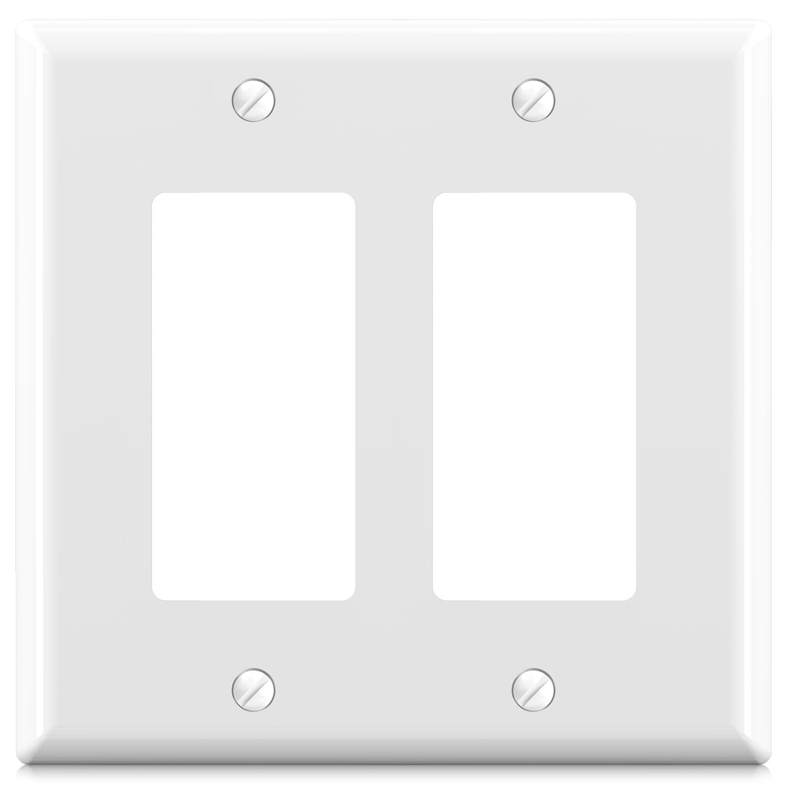 ELEGRP 2-Gang Decorative Wall Plates, Mid-Size 4.88\