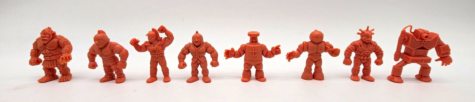 Vintage 1980s M.U.S.C.L.E. Men Figures Lot of 8 Mattel Kinnikuman Flesh Pink YNT