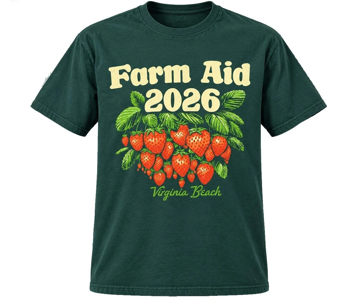 Farm Aid 2026 Virginia Beach September 26 T-Shirt Gift Graphic SHirt