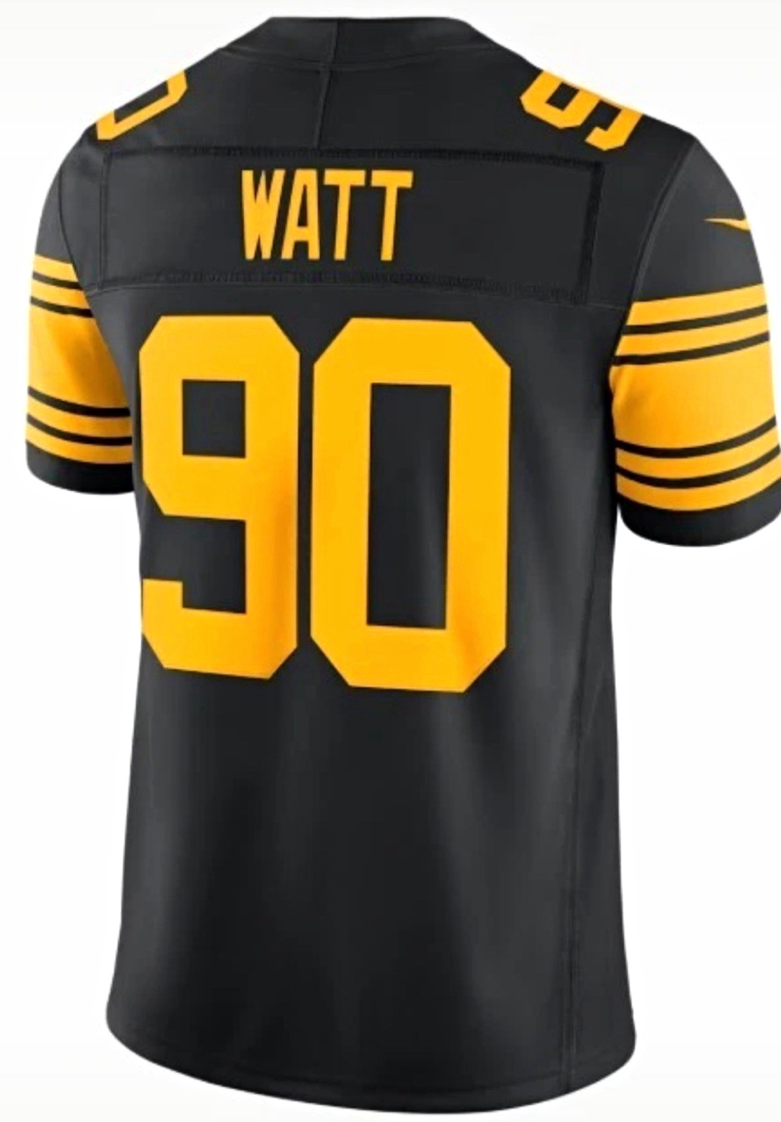 Nike Pittsburgh Steelers T.J. Watt #90 NFL Football Jersey Black/Gold Nike Pittsburgh Steelers T.J. Watt #90 NFL Football Jersey Black/Gold