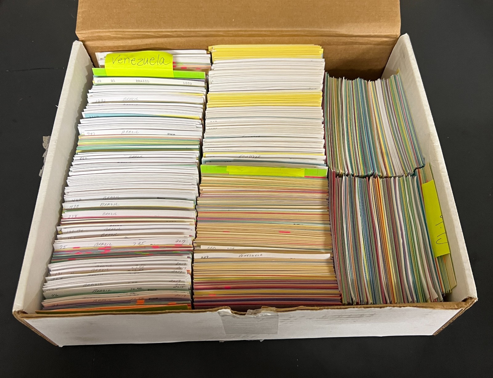 Brazil Ecuador Chile Venezuela Stamp Collection Dealer Cards Mint & Used ZAYIX Brazil Ecuador Chile Venezuela Stamp Collection Dealer Cards Mint & Used ZAYIX