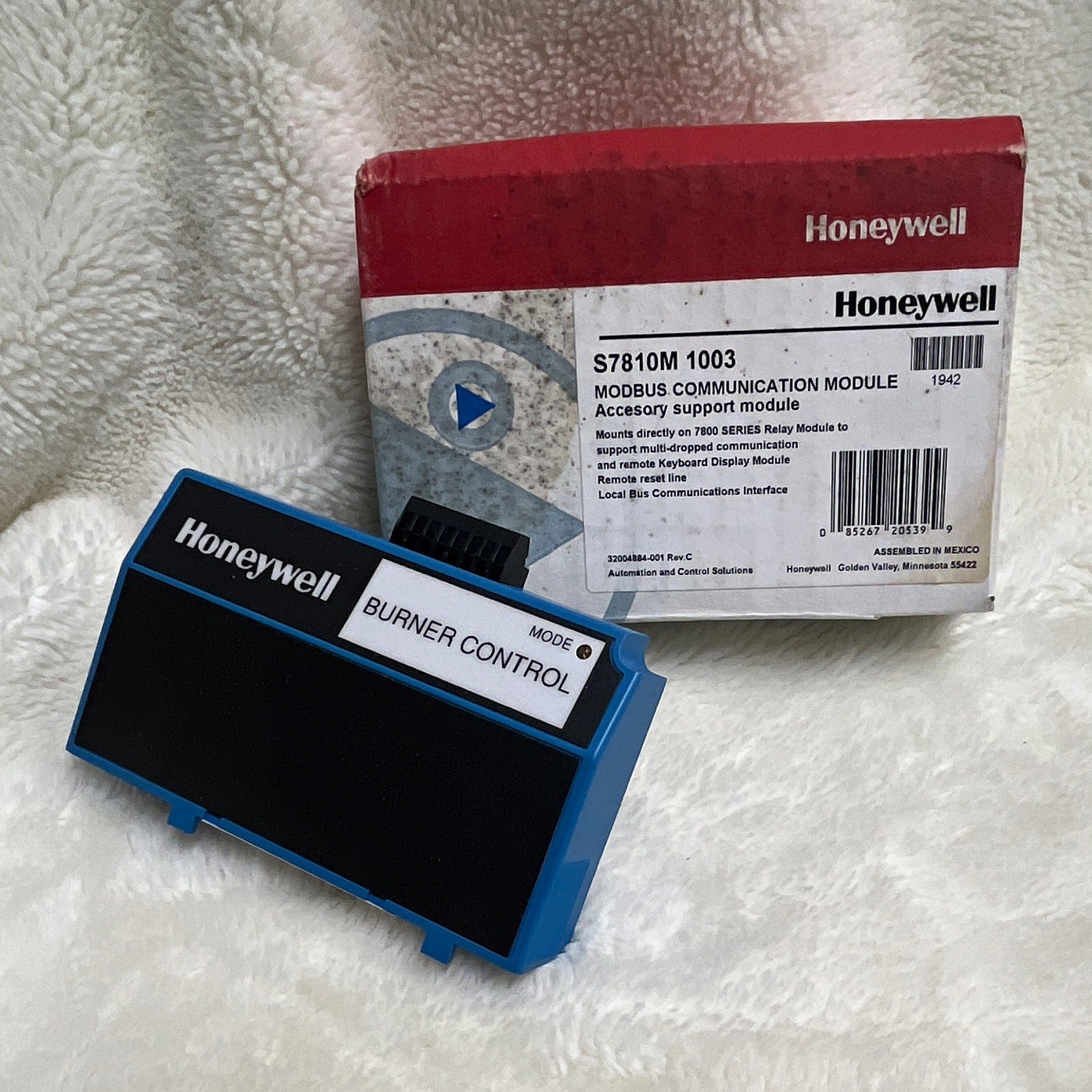 Honeywell Modbus Communication Module S7810M 1003 for 7800 Series Burner Control