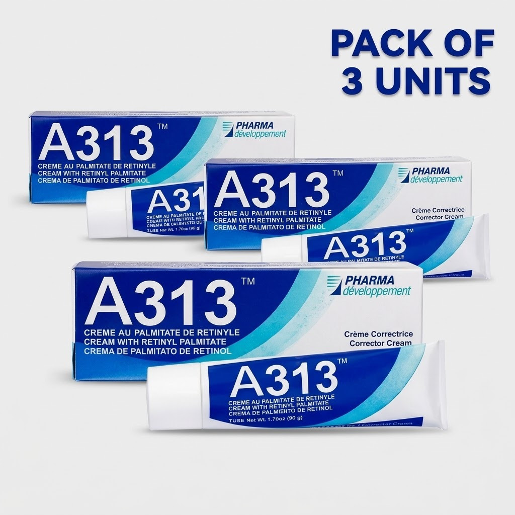 3-PACK A313 Retinol Cream for Anti-Aging, Reduce Wrinkles and Hyperpigmentation