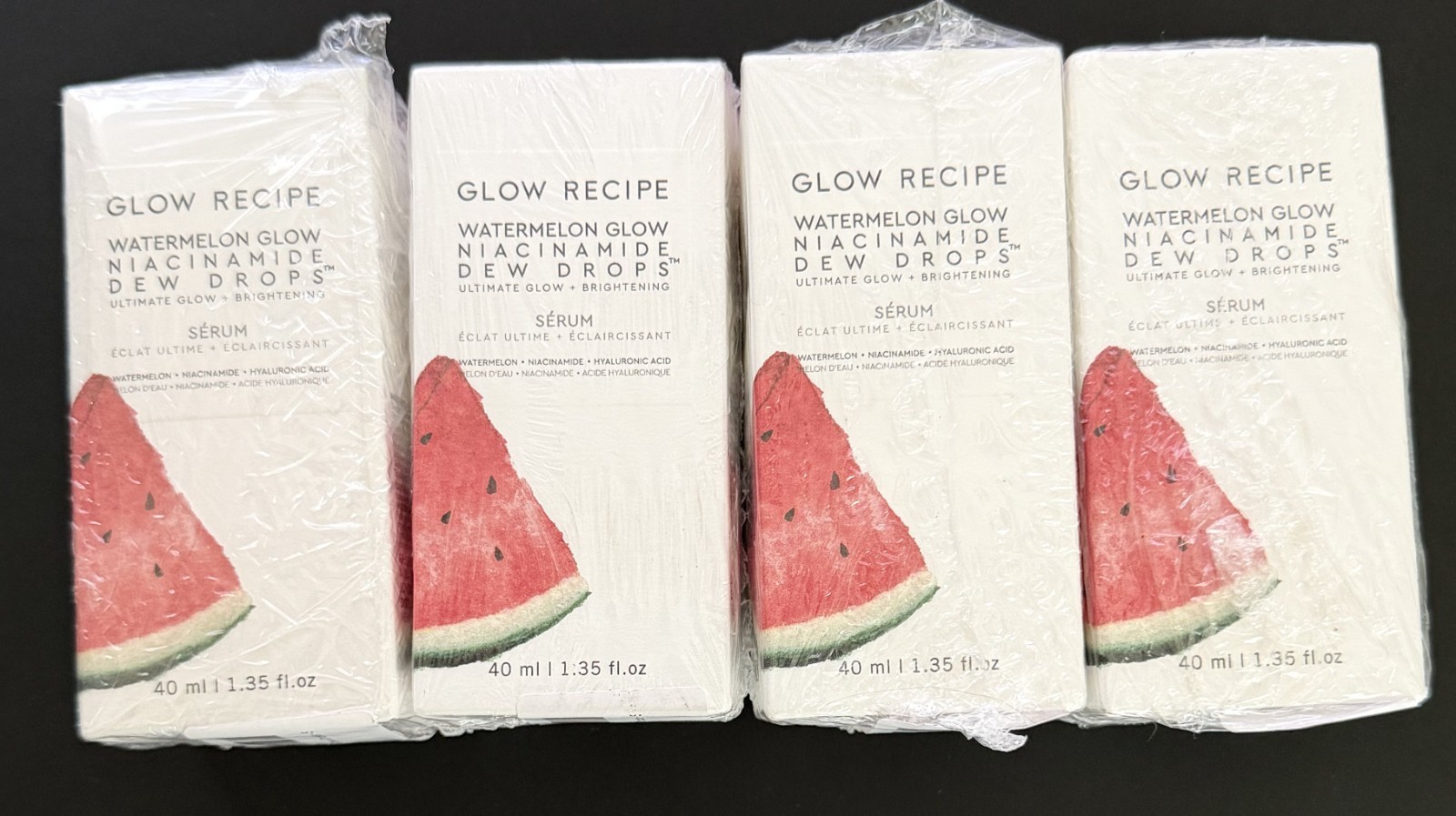 FOUR Glow Recipe Watermelon Glow Niacinamide Dew Drops - 1.35 Fl. Oz. $140 value
