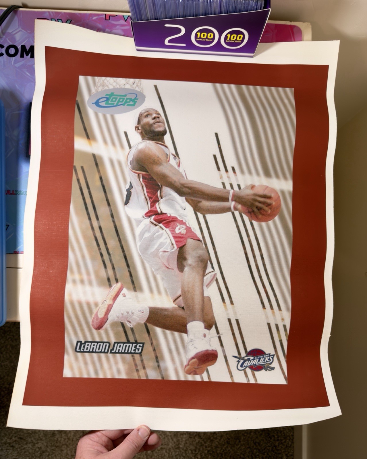 2004-05 eTopps LeBron James National Convention Canvas #23 Second Year 2004-05 eTopps LeBron James National Convention Canvas #23 Second Year